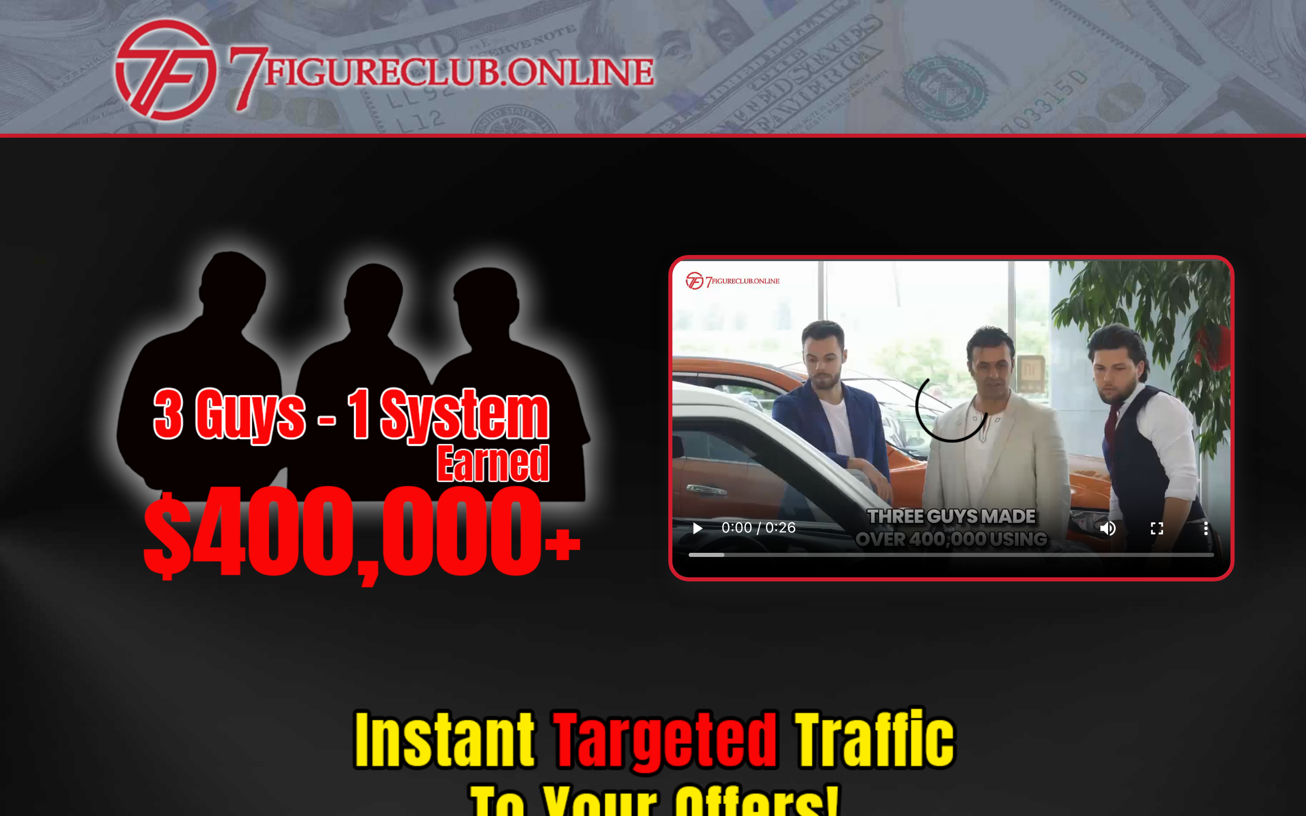 Screenshot of 7figureclub.online