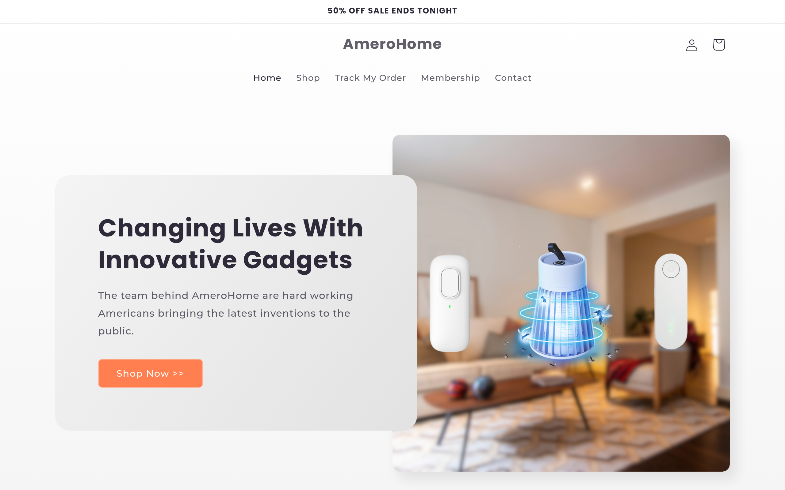 Screenshot of amerohome.com