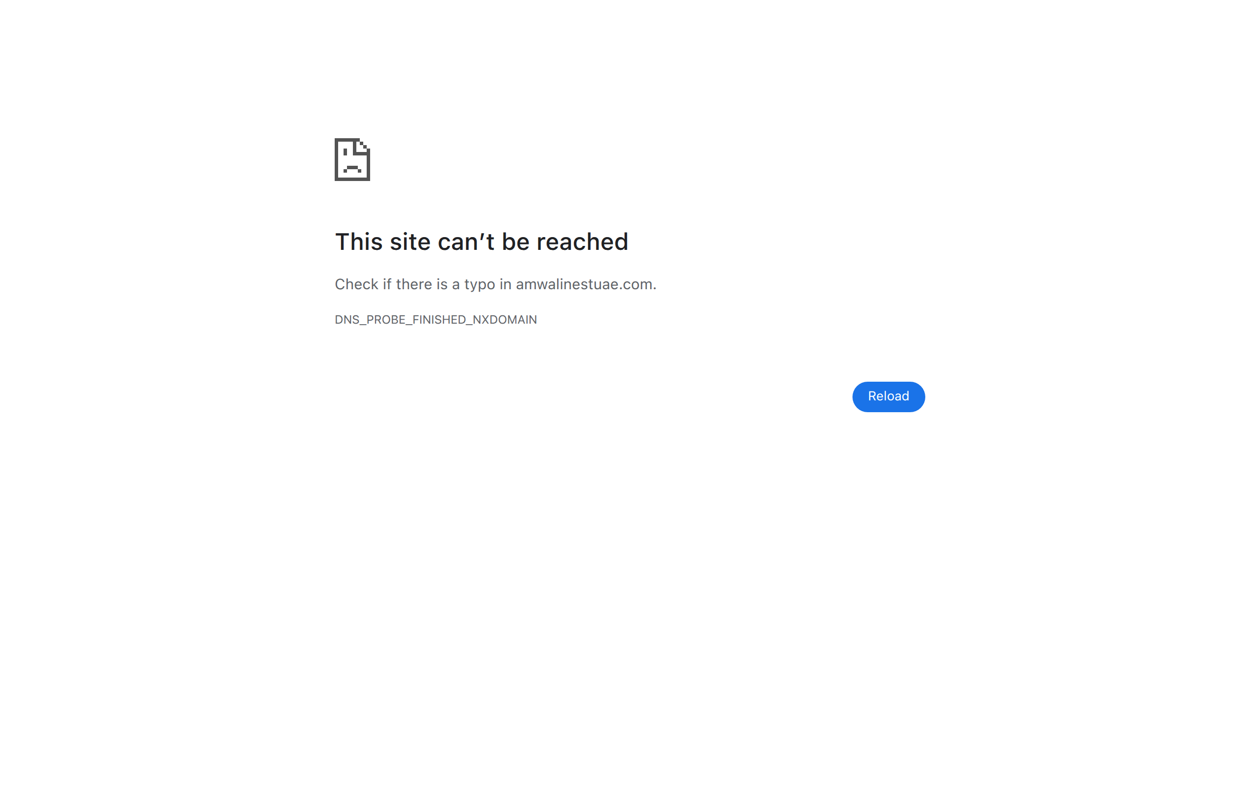 Screenshot of amwalinestuae.com