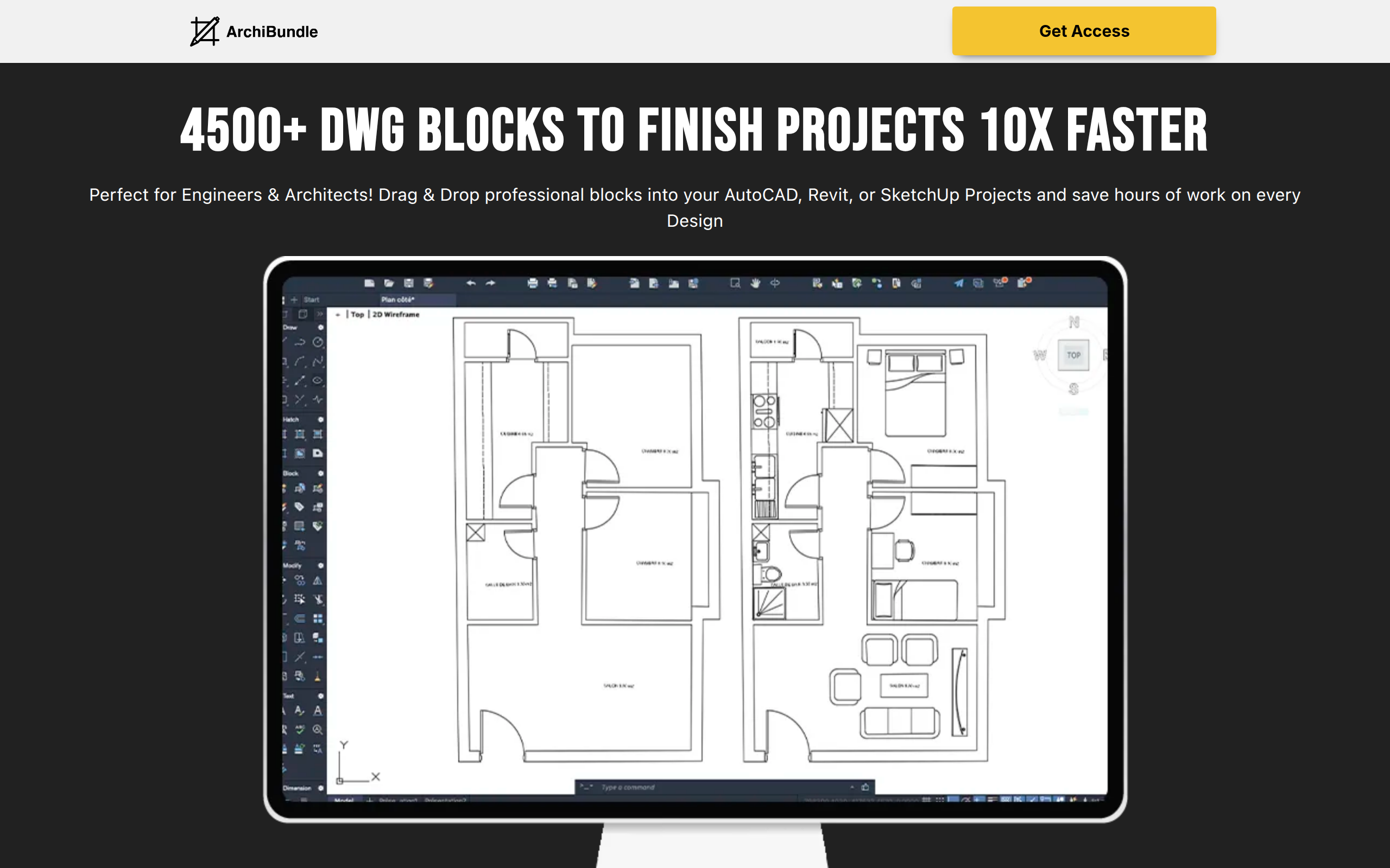 Screenshot of archibundle.com