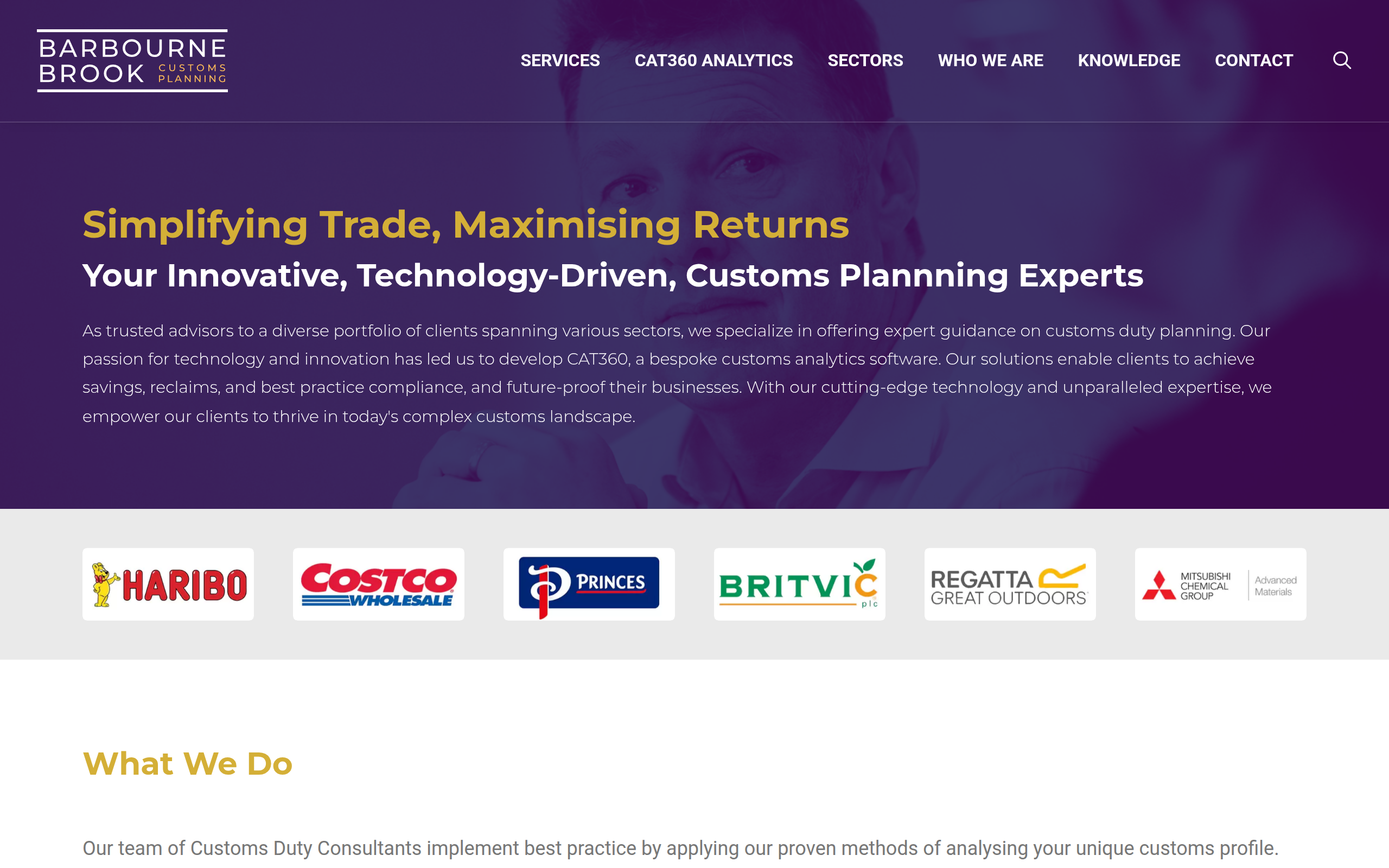 Screenshot of barbournebrook.co.uk