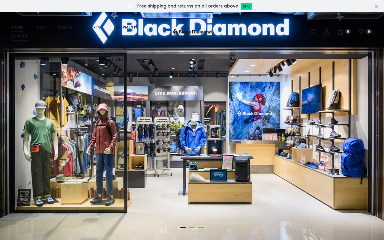 Screenshot of black-diamond.us