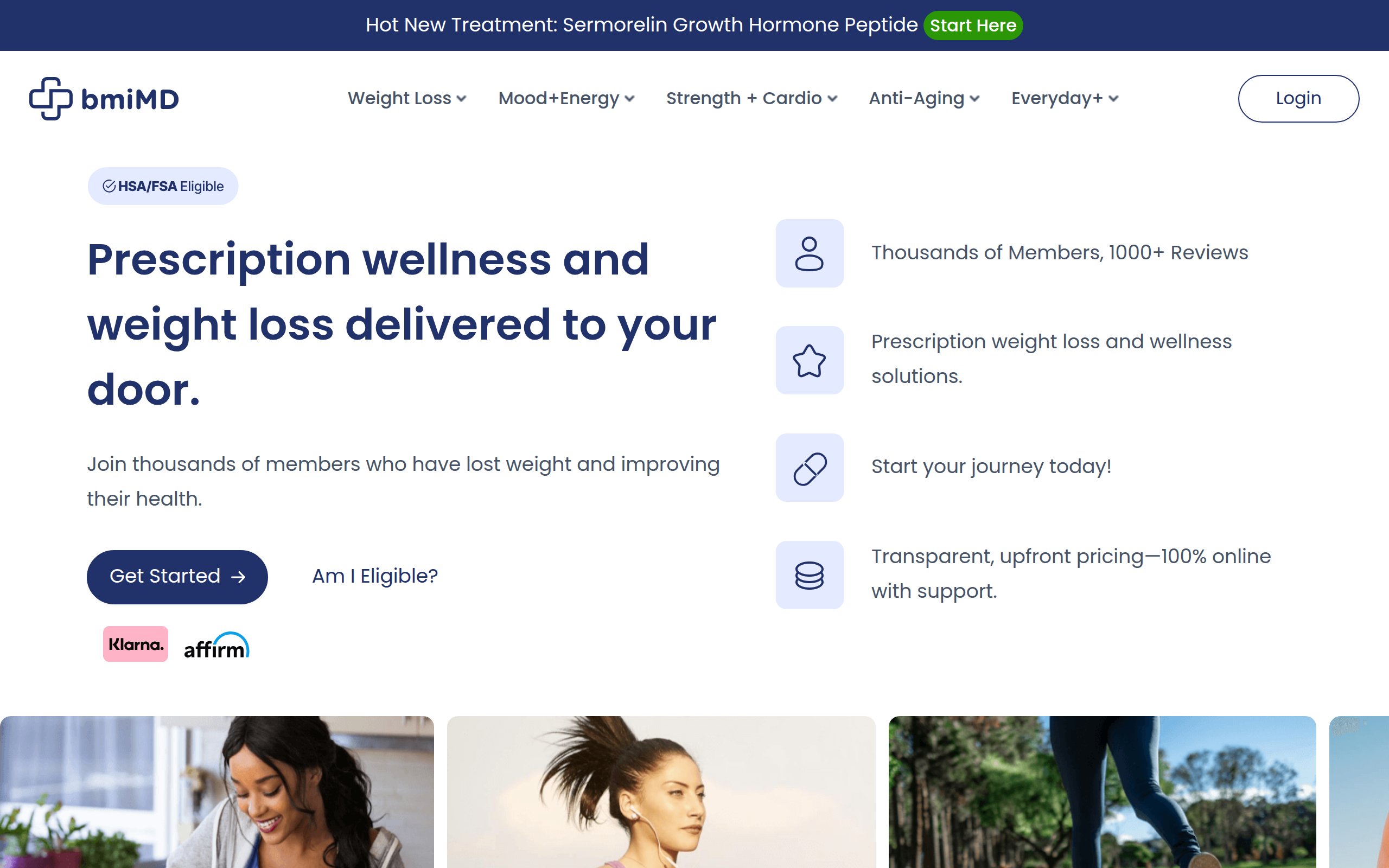 Screenshot of bmimd.com