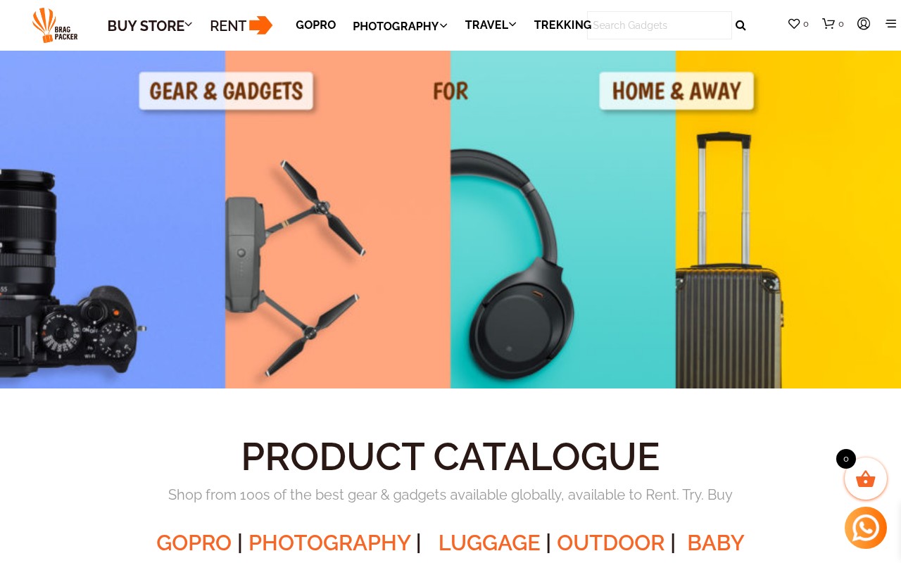 Screenshot of bragpacker.com