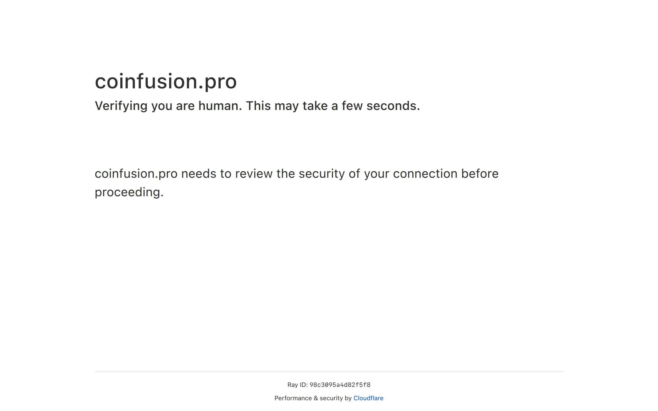 Screenshot of coinfusion.pro