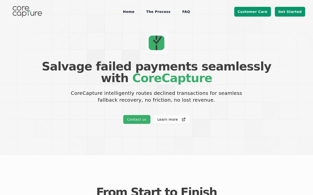 Screenshot of corecapture.co