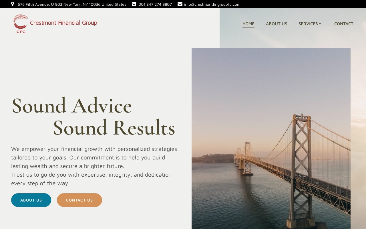 Screenshot of crestmontfingroupllc.com