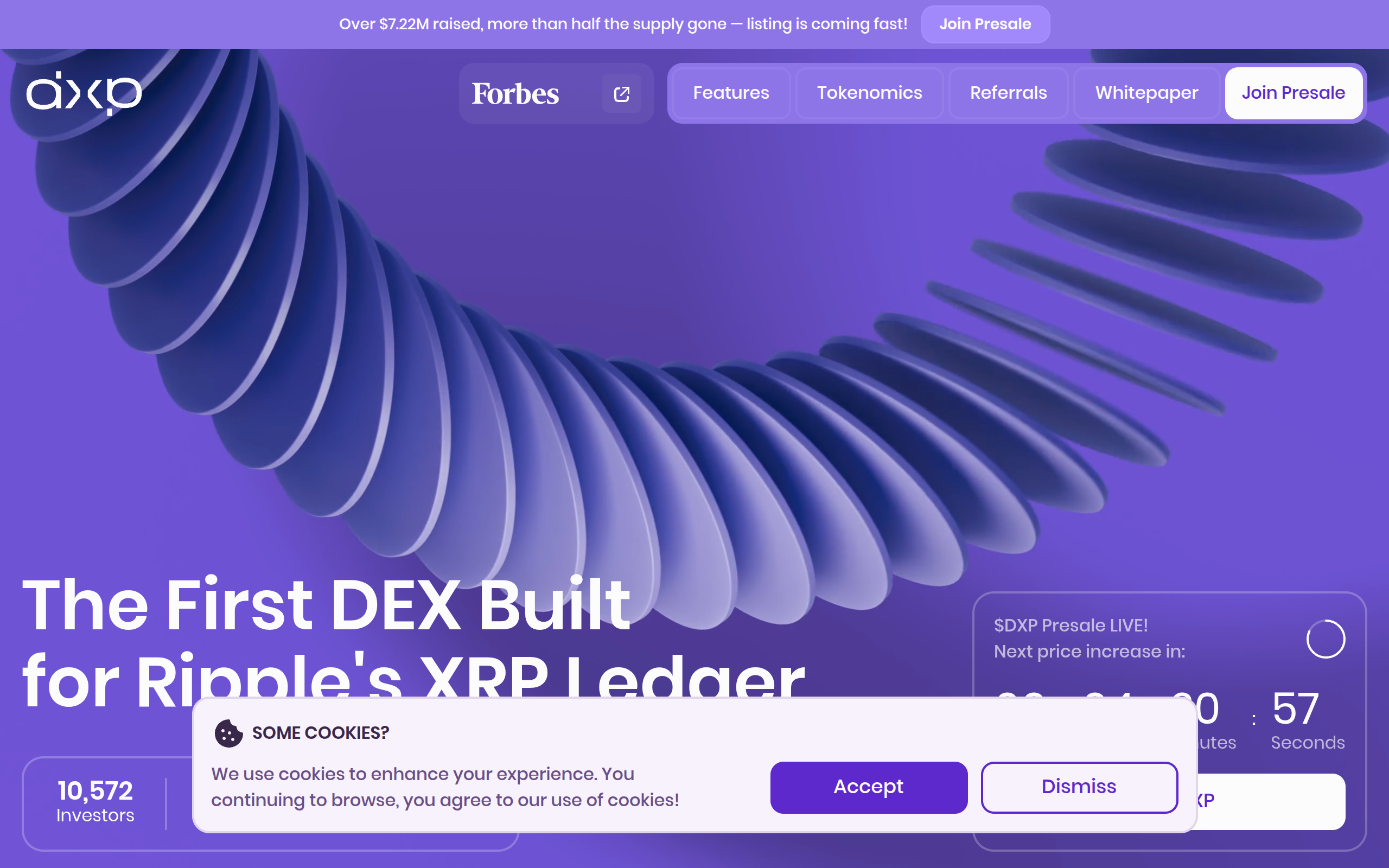 Screenshot of dexrp.org