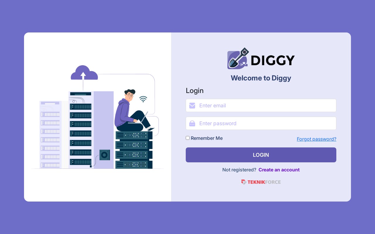 Screenshot of diggyminer.in