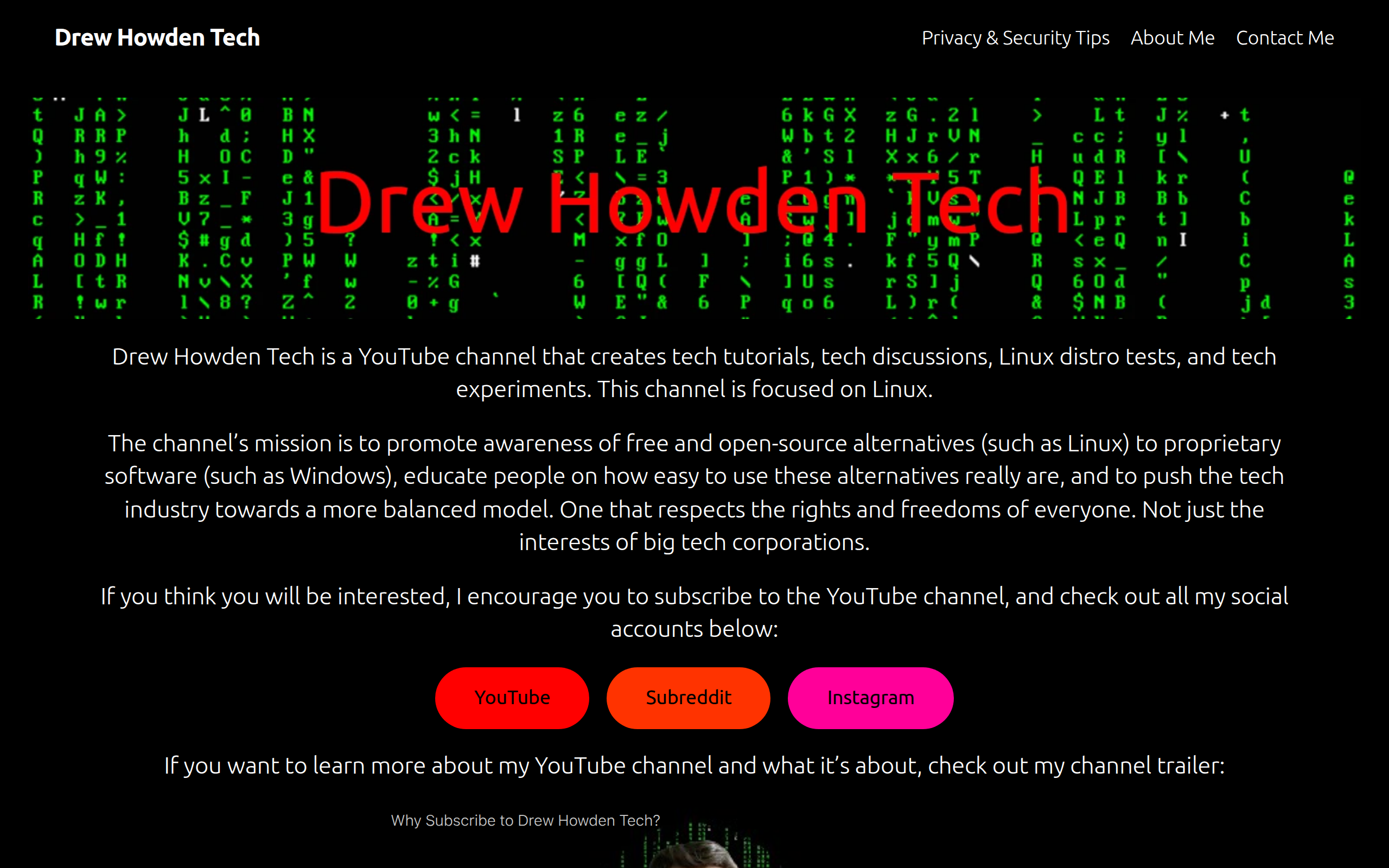 drewhowdentech.com