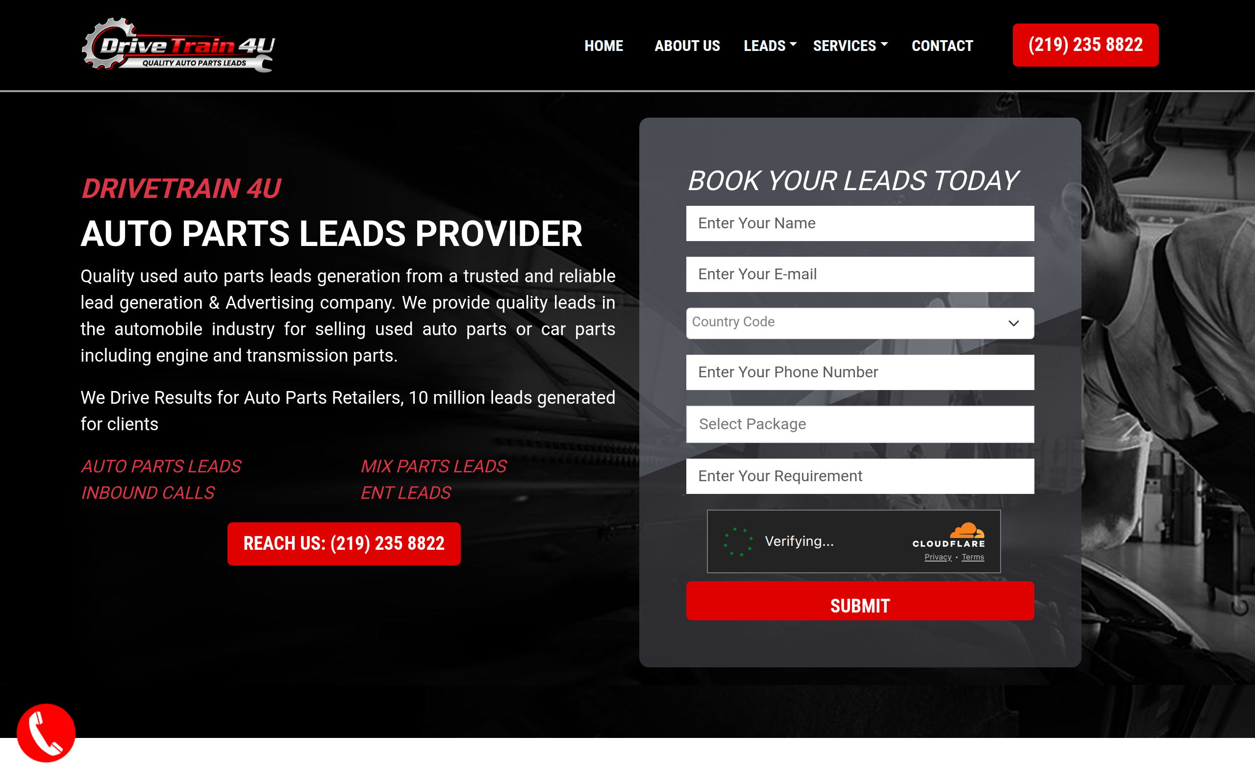 Screenshot of drivetrain4u.com