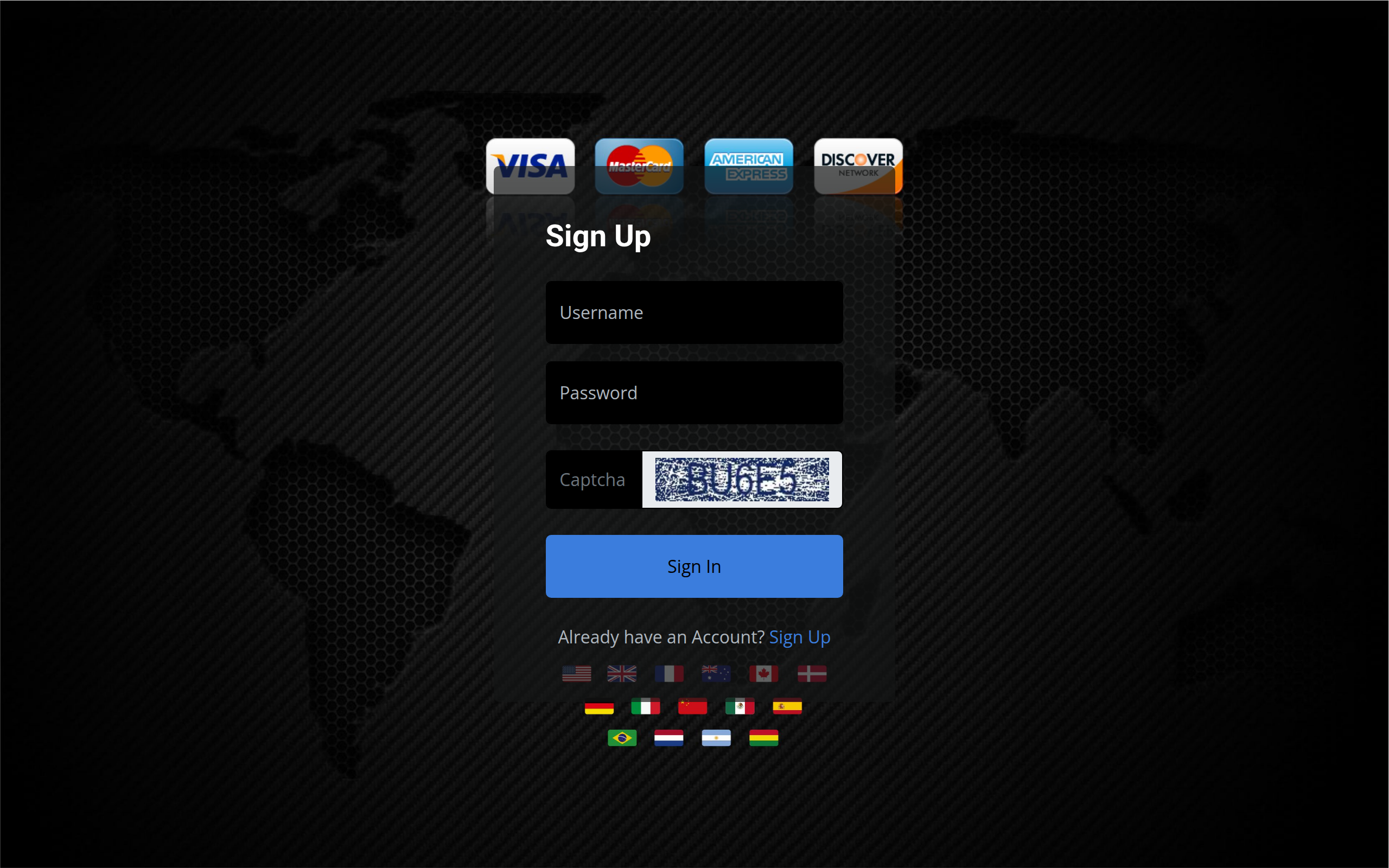 Screenshot of dumpscarders.cc
