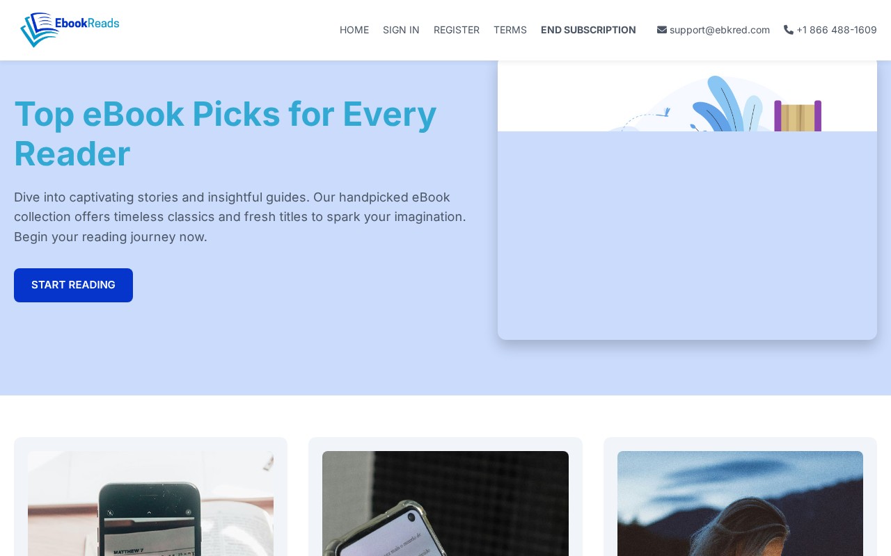 Screenshot of ebkread.com