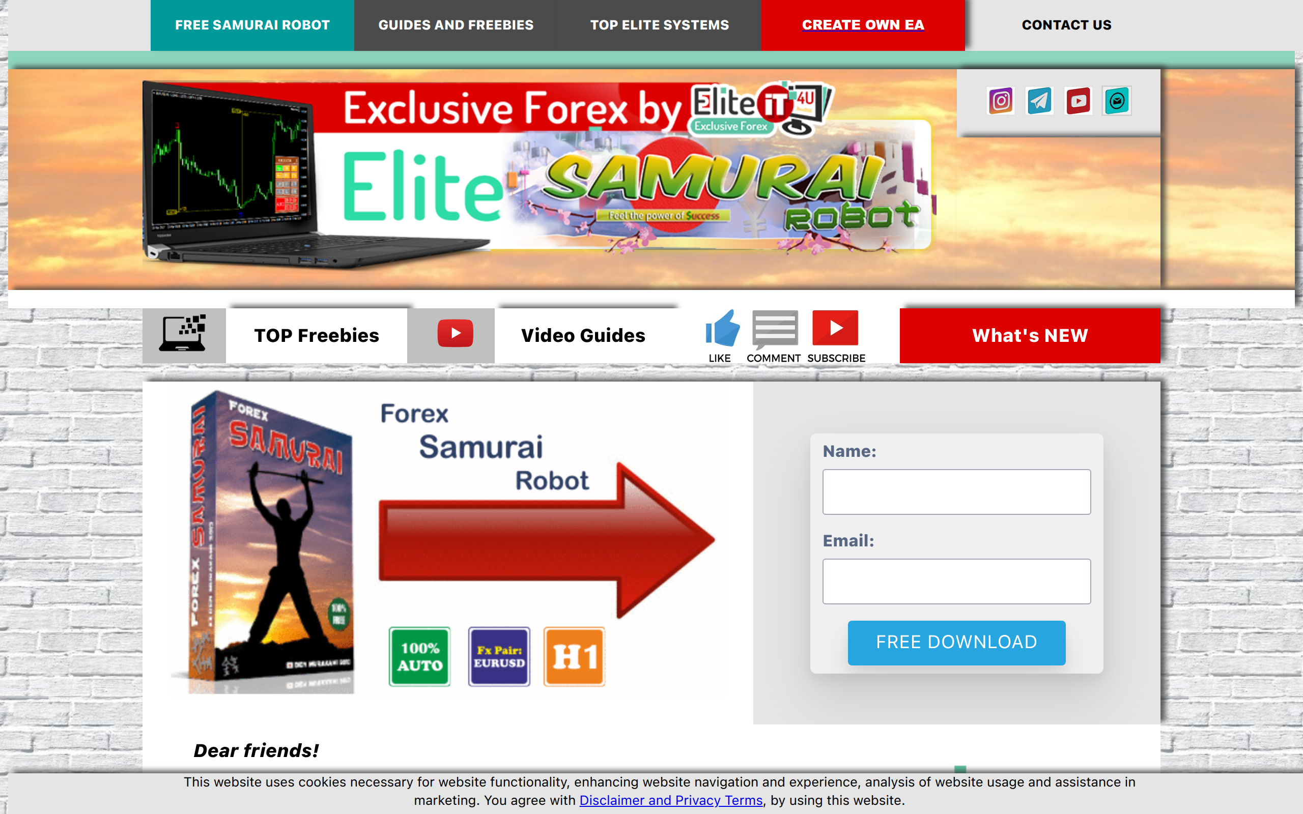 Screenshot of eliteit4u.com