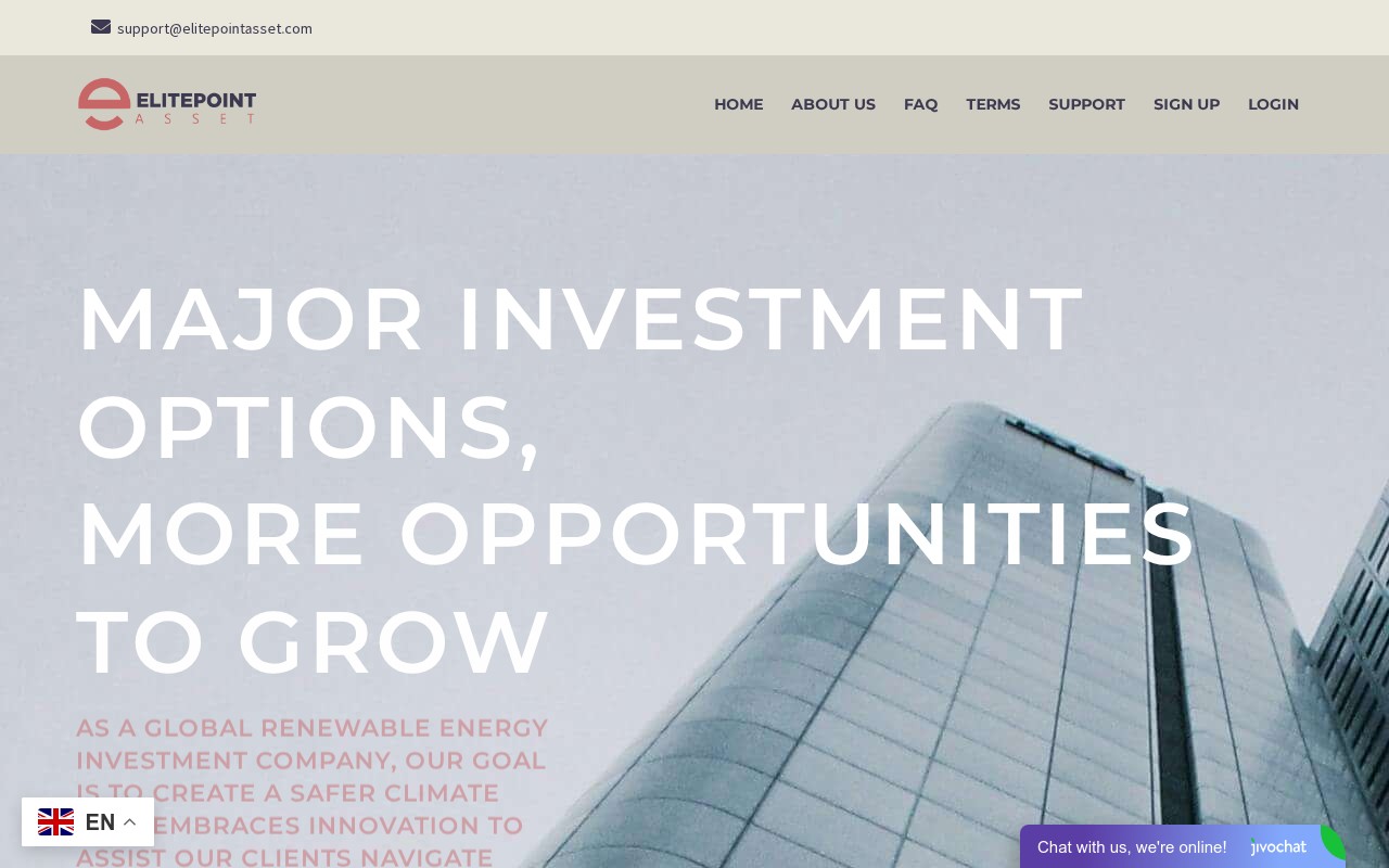 Screenshot of elitepointasset.com