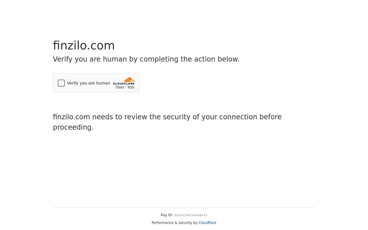 Screenshot of finzilo.com