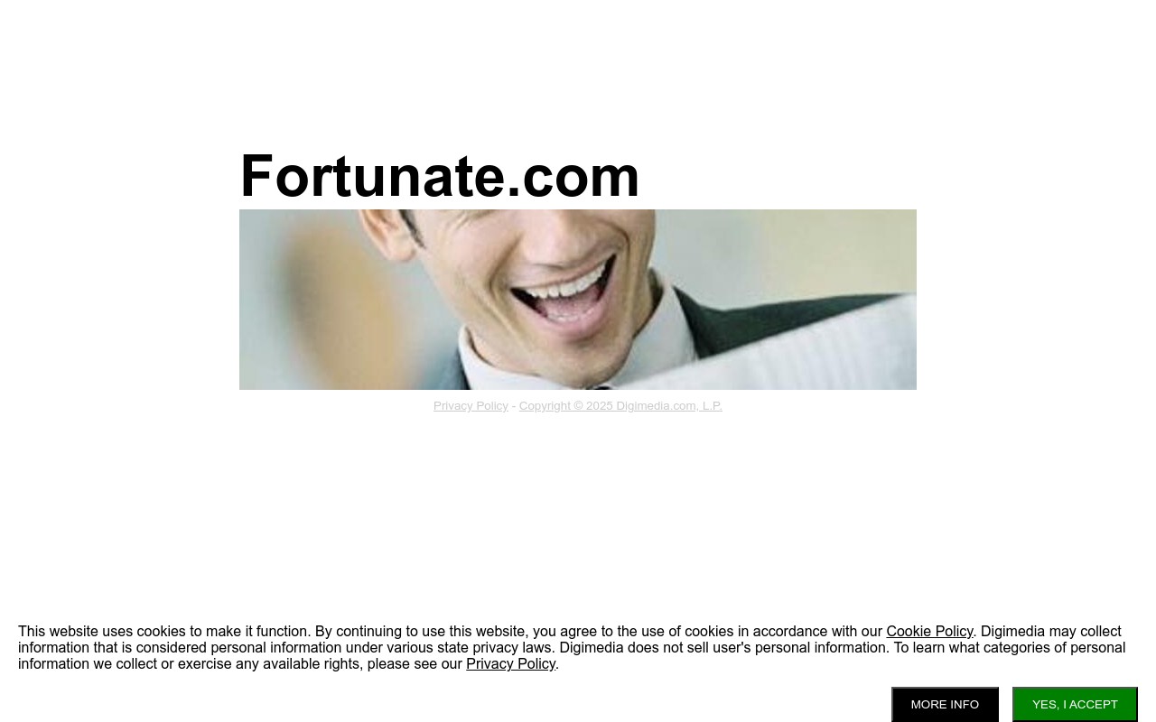 Screenshot of fortunate.com
