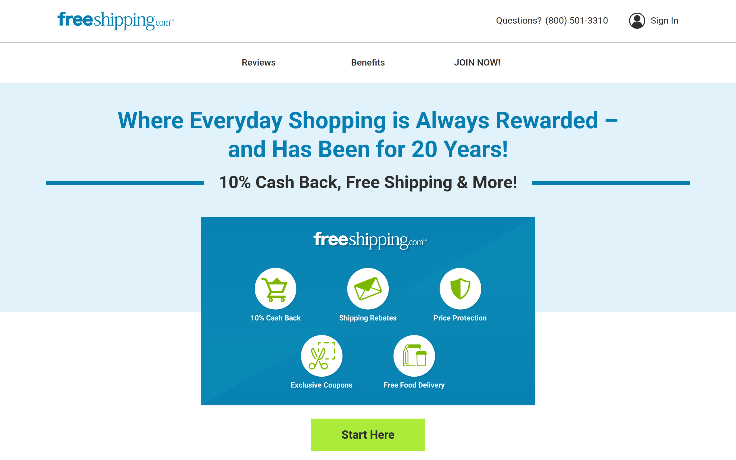Screenshot of freeshipping.com