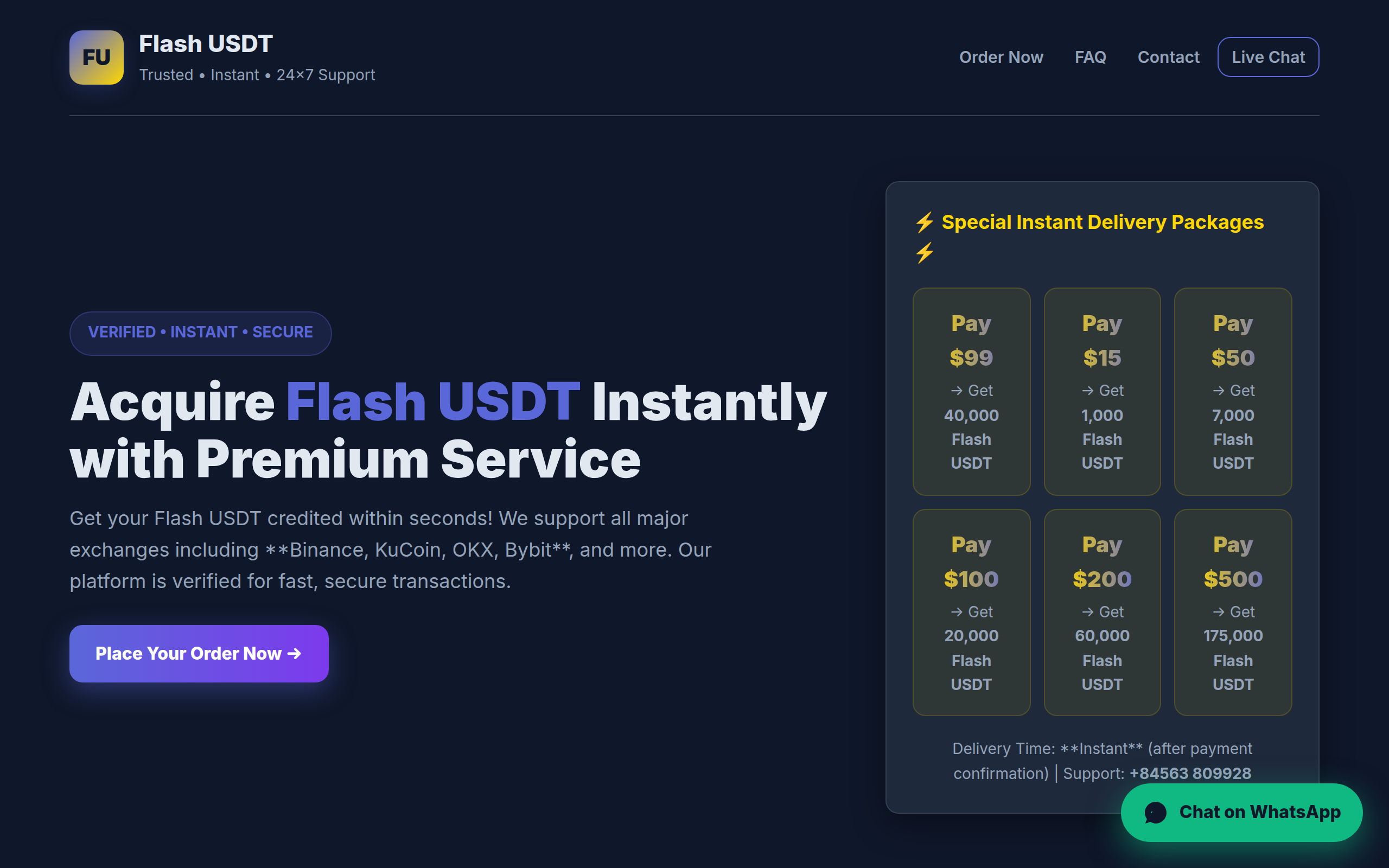 Screenshot of fusdt.site