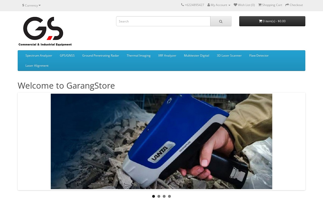 Screenshot of garangstore.com