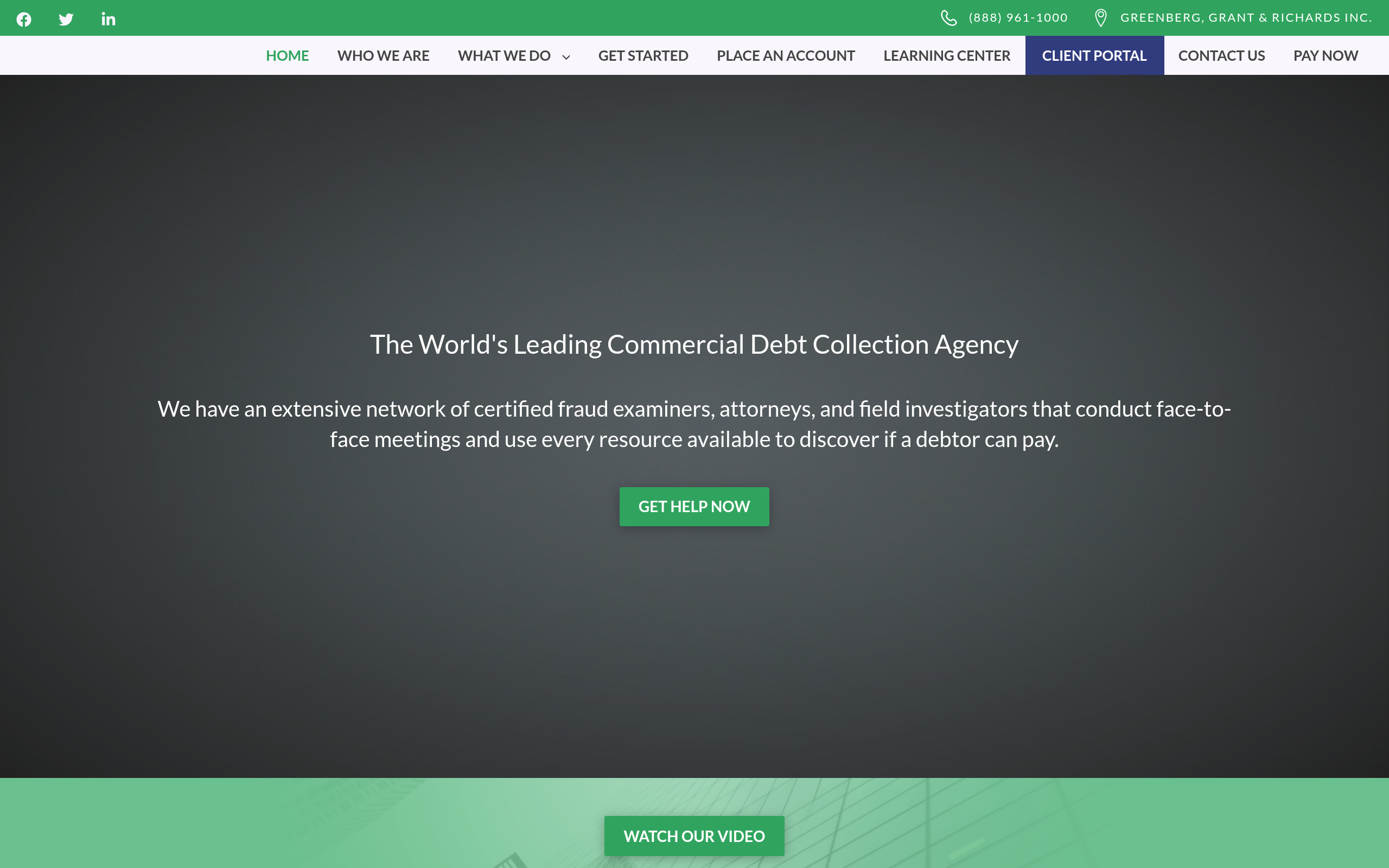 Screenshot of ggrinc.com