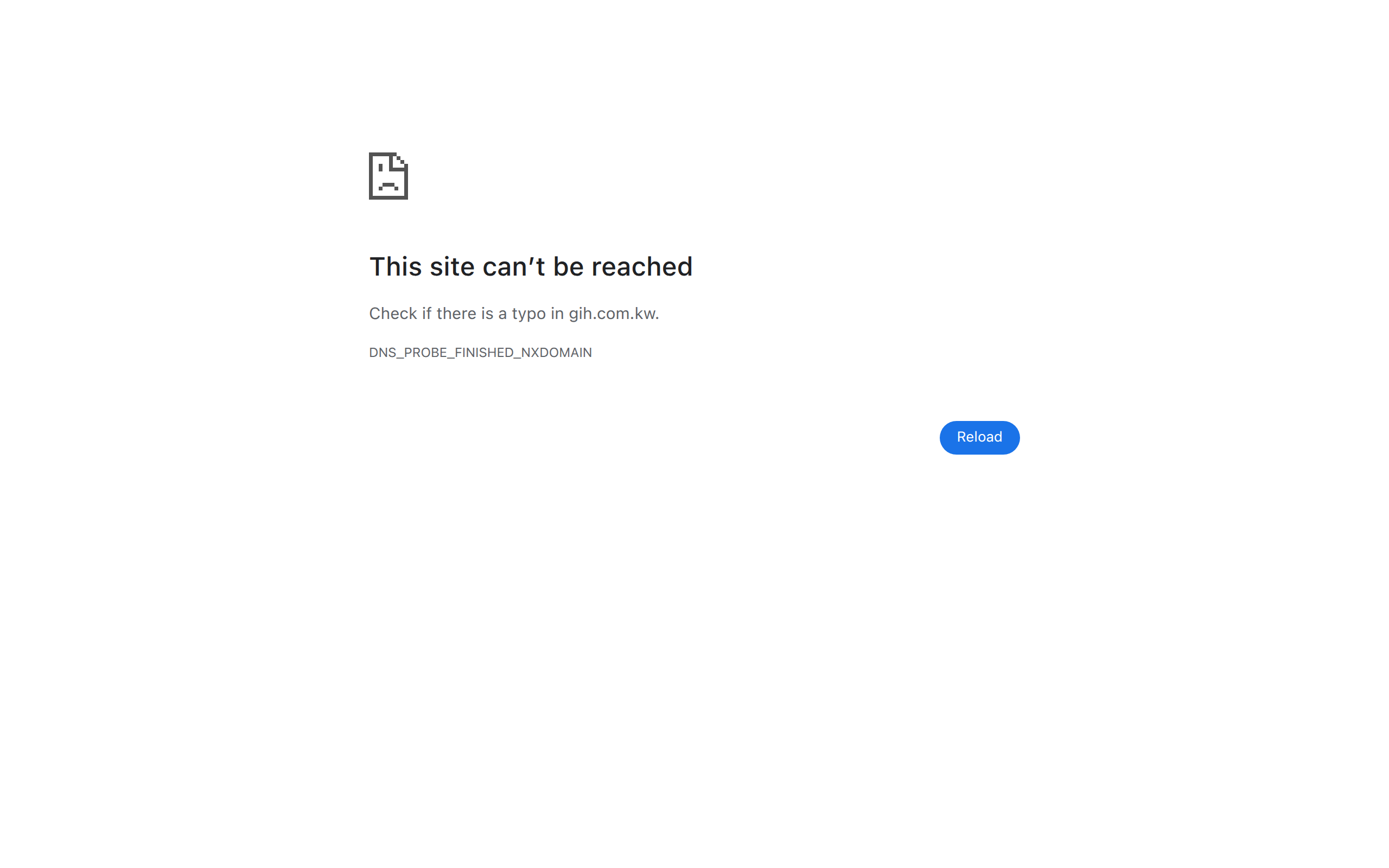 Screenshot of gih.com.kw