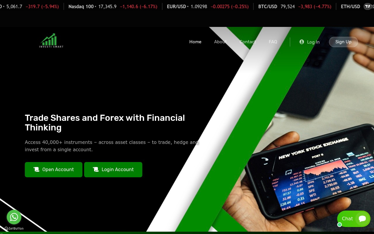 Screenshot of investismart.live