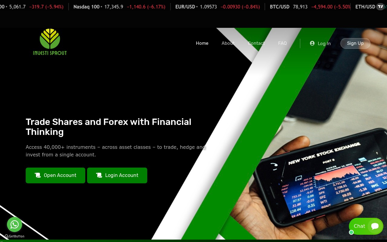 Screenshot of investisprout.live