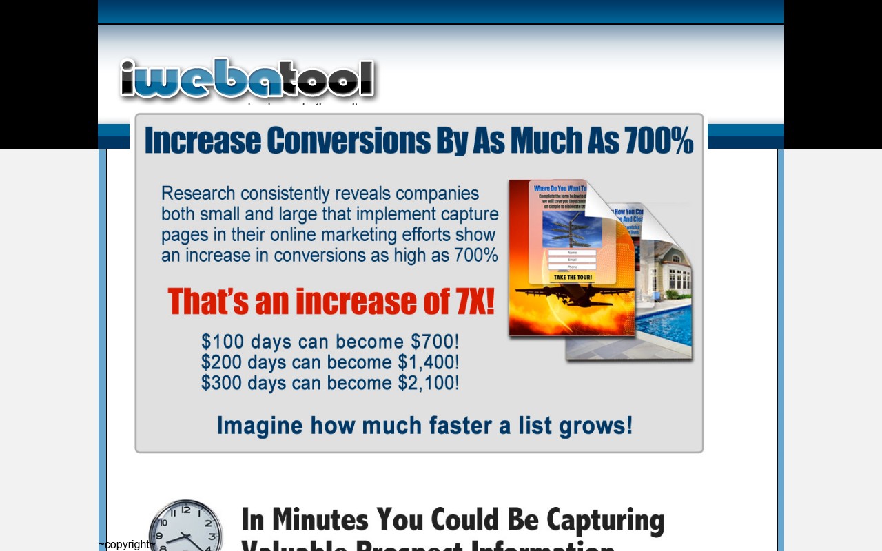 Screenshot of iwebatool.net