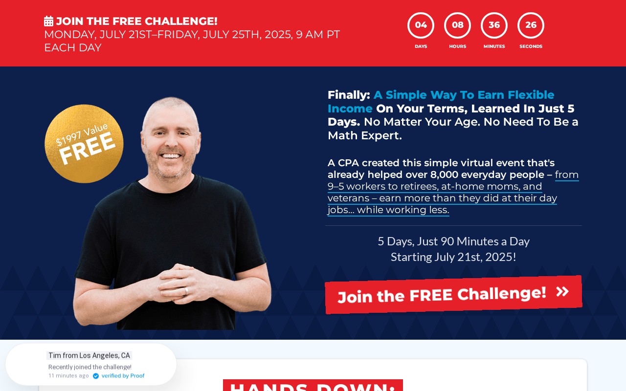 Screenshot of keyboardrichchallenge.com