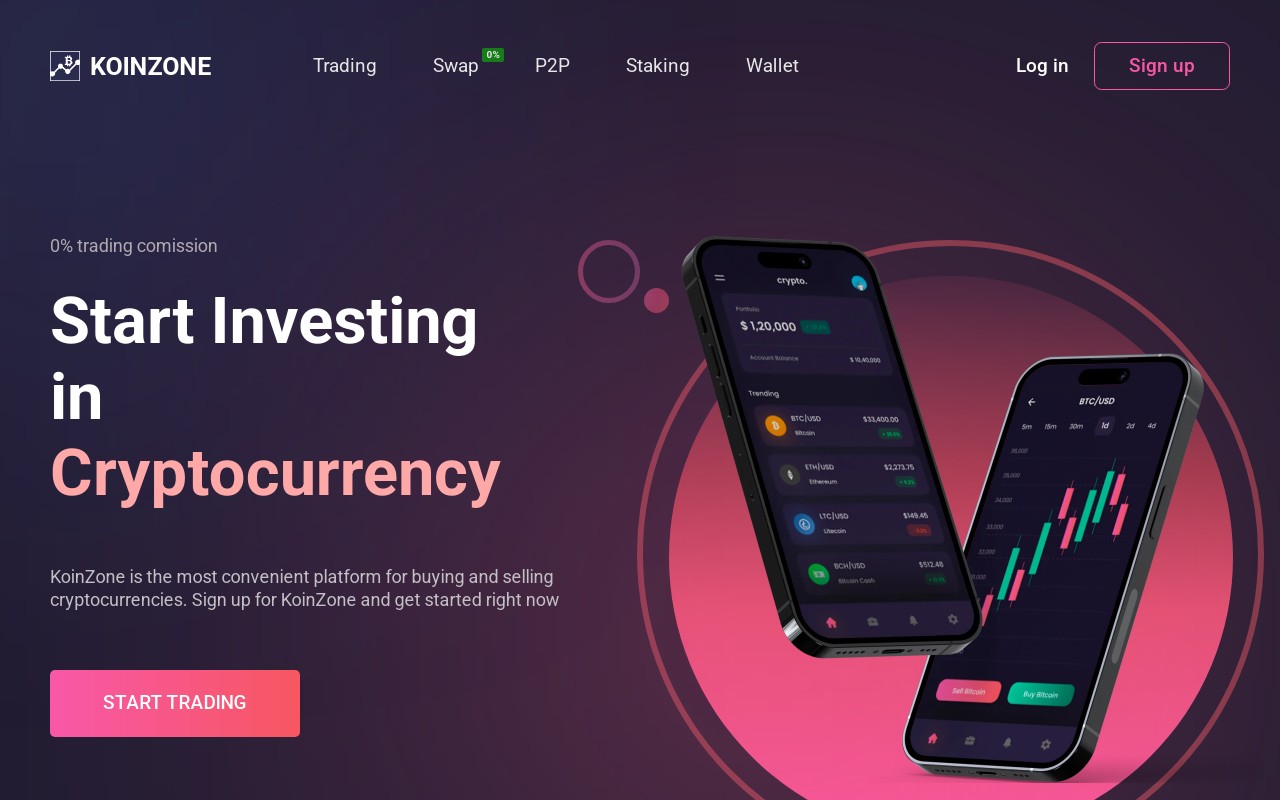 Screenshot of koinzone.su