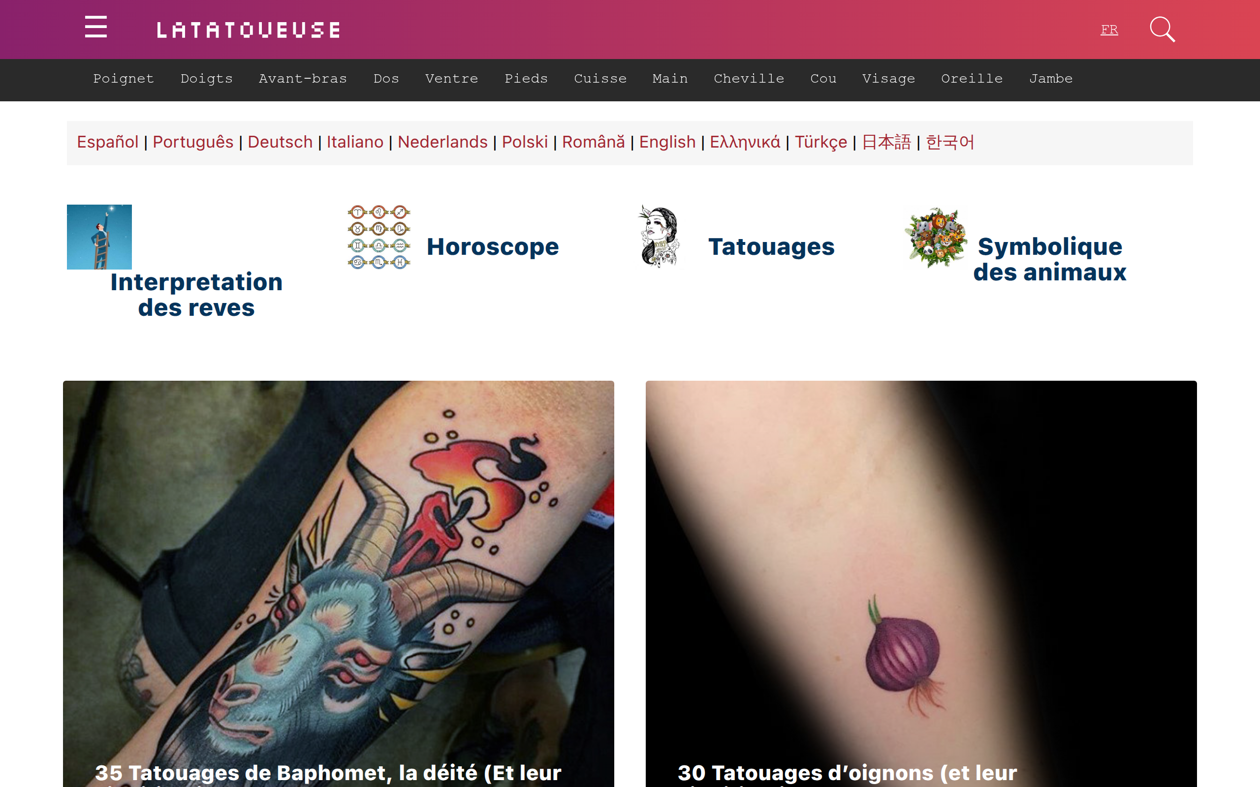 Screenshot of latatoueuse.com