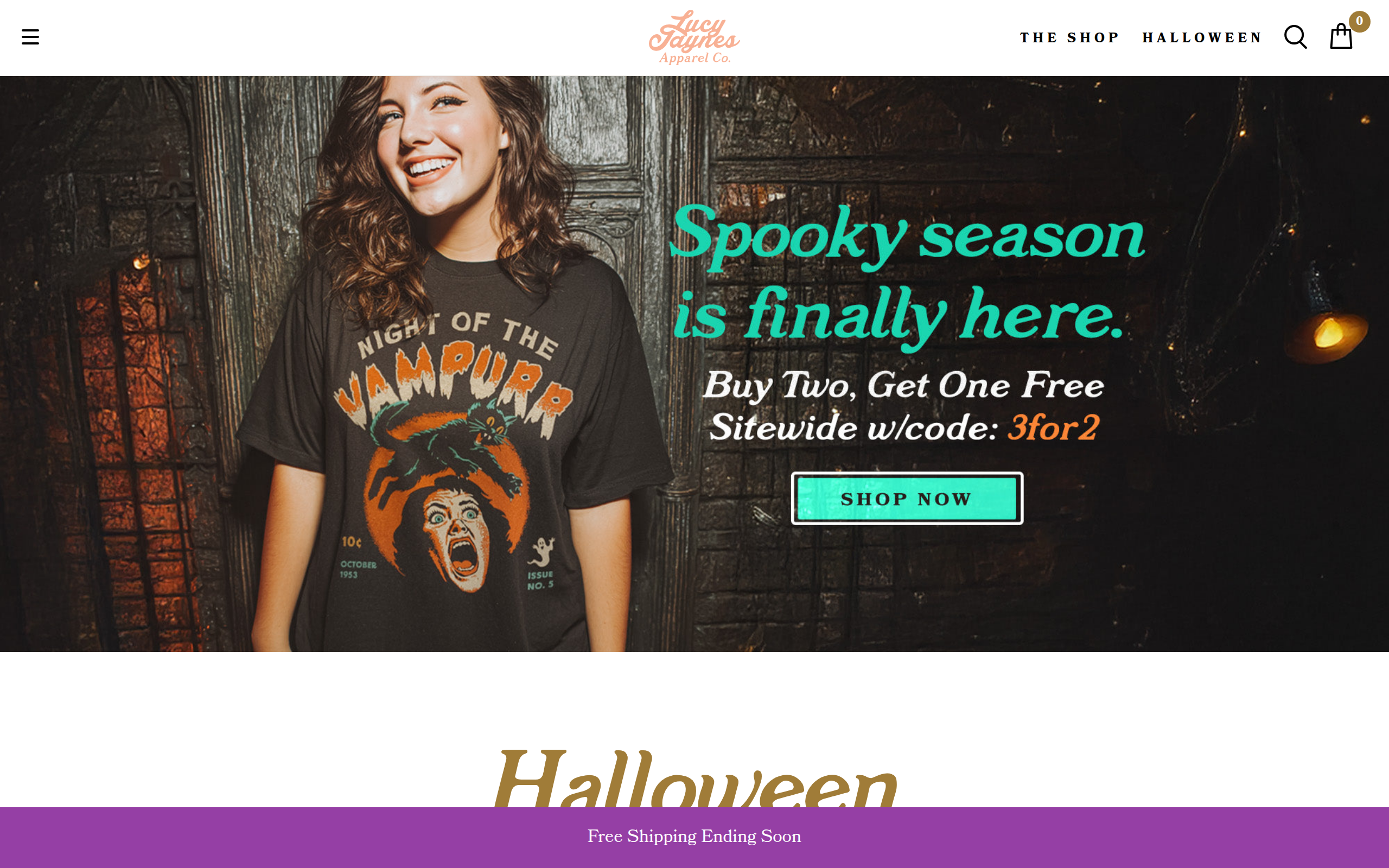 Screenshot of lucyjaynes.com