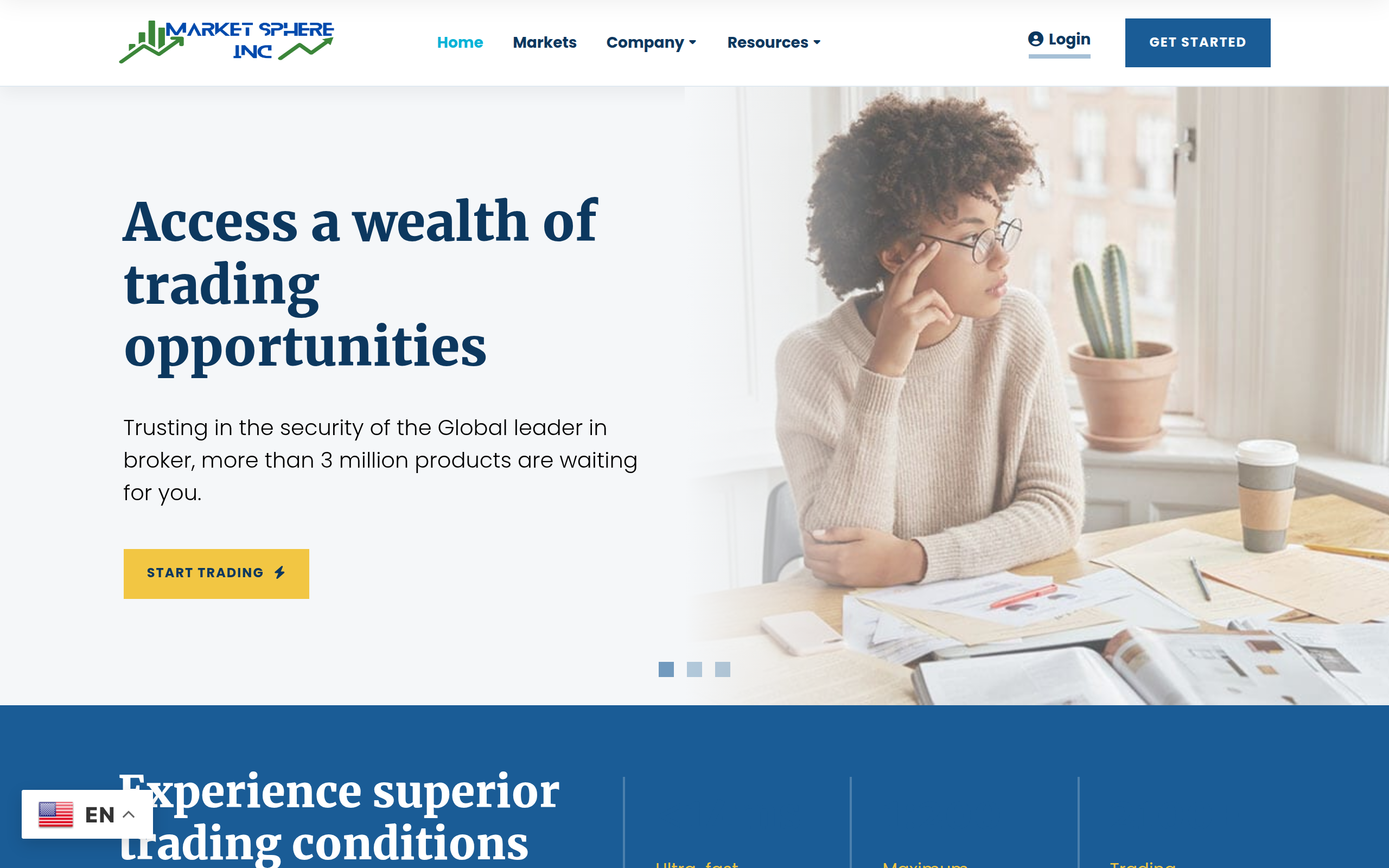 Screenshot of marketsphereinc.com