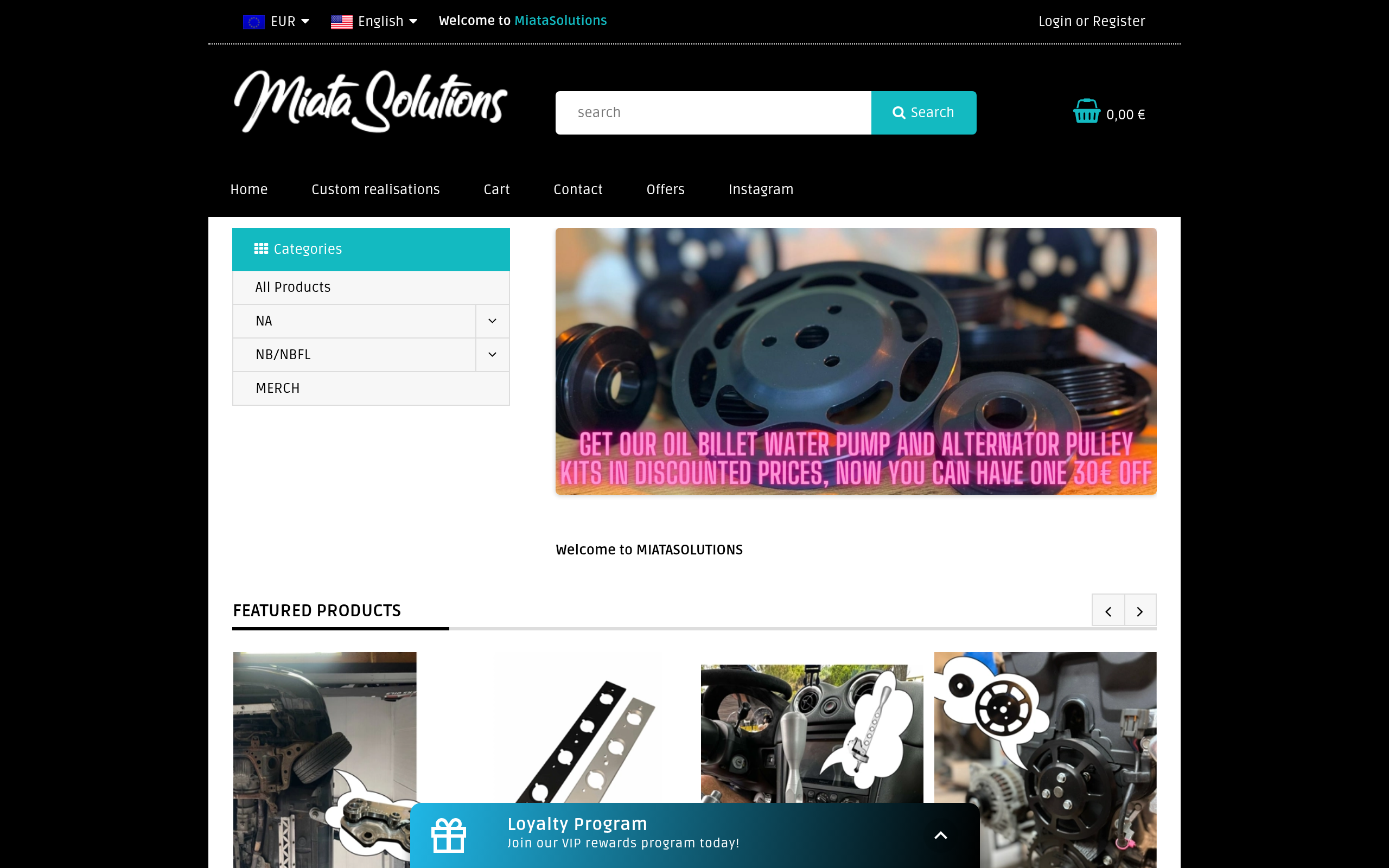 Screenshot of miatasolutions.eu