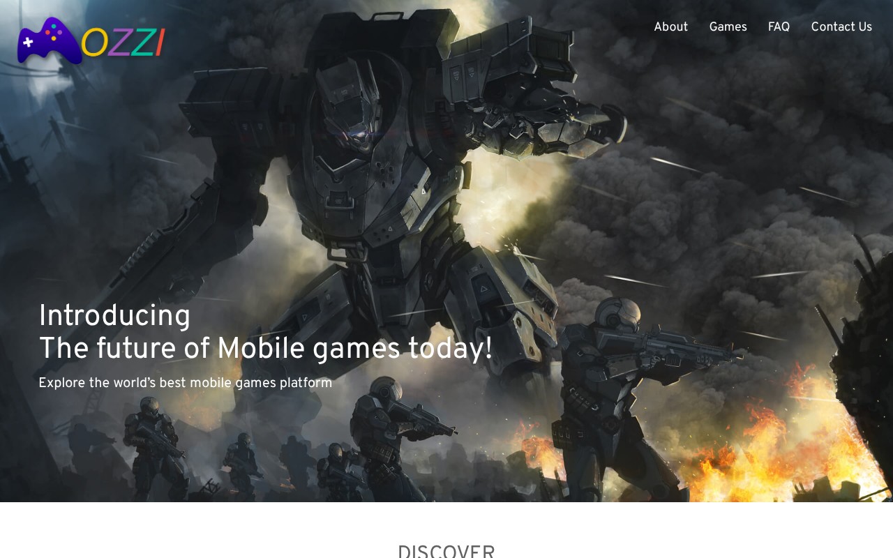 Screenshot of mozzi.com