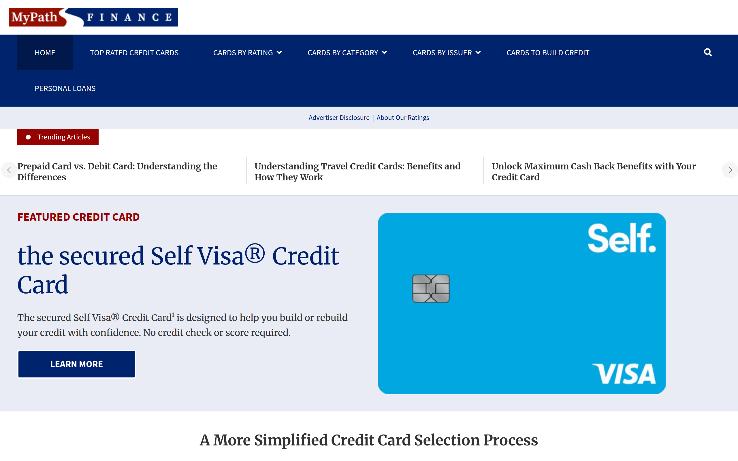 Screenshot of mypathfinance.com