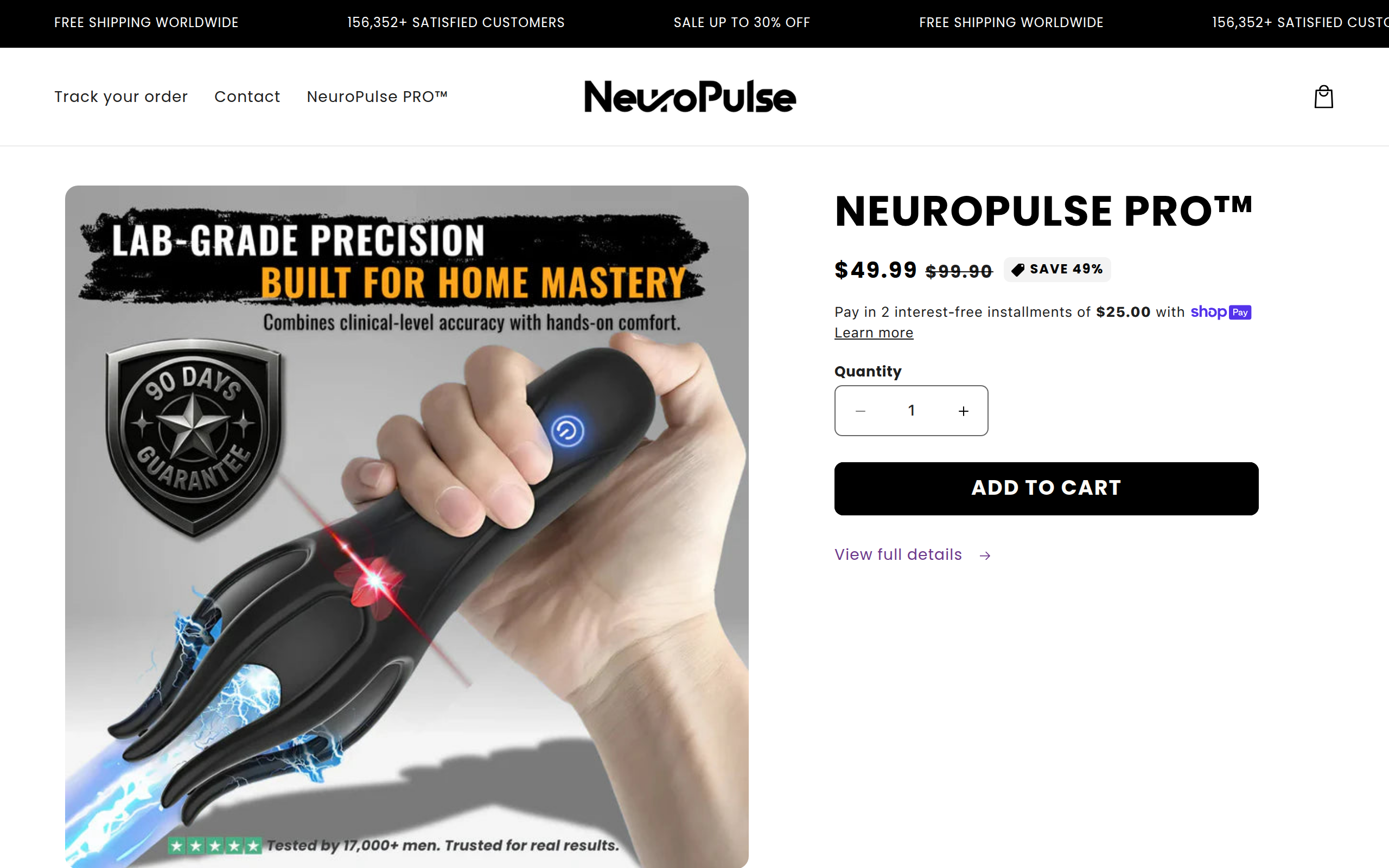 Screenshot of neuropulsepro.shop