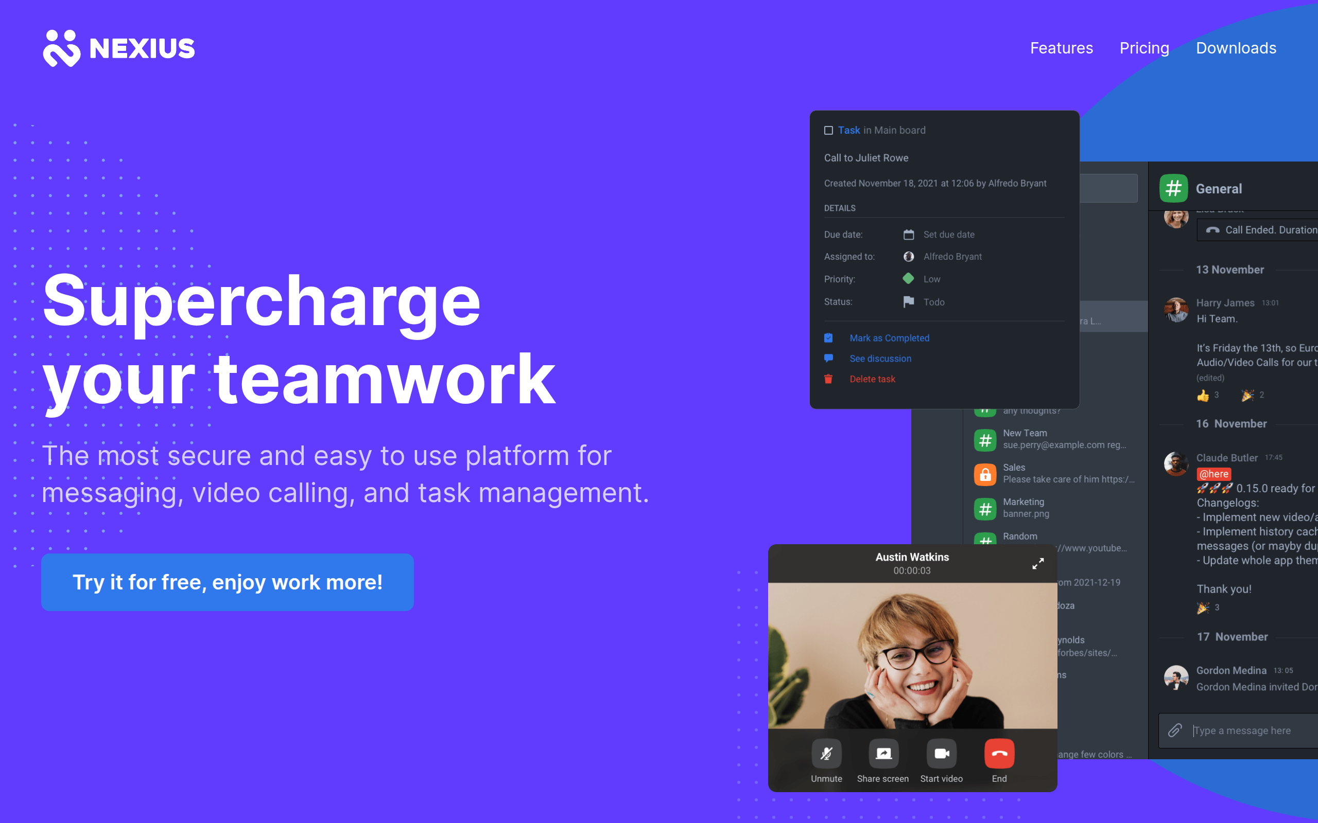 Screenshot of nexius.cc
