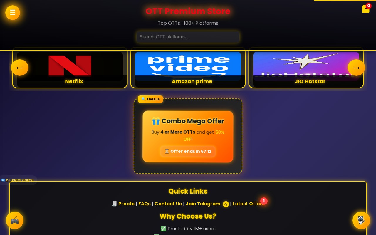 Screenshot of otthere.xyz