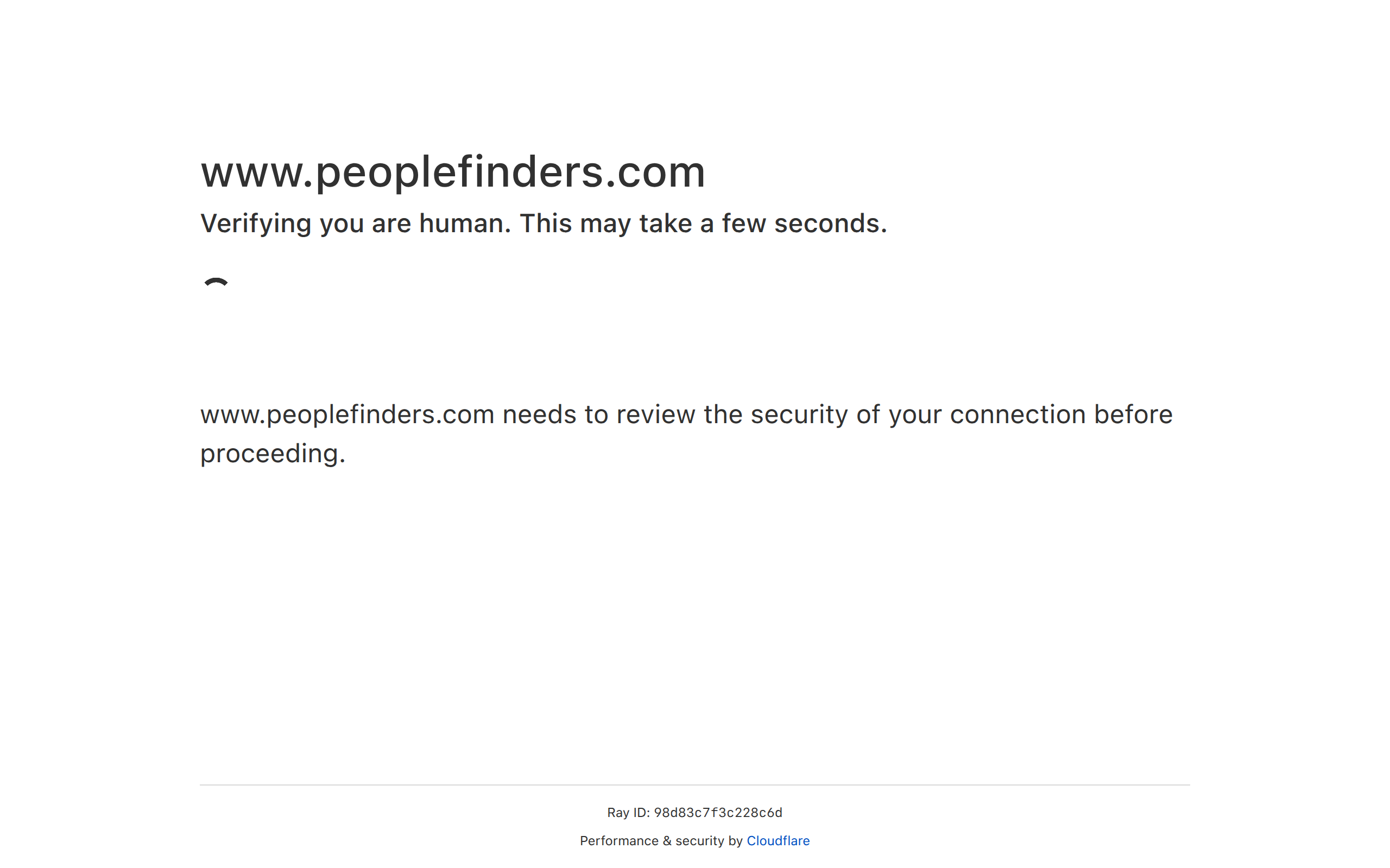 Screenshot of peoplefinders.com