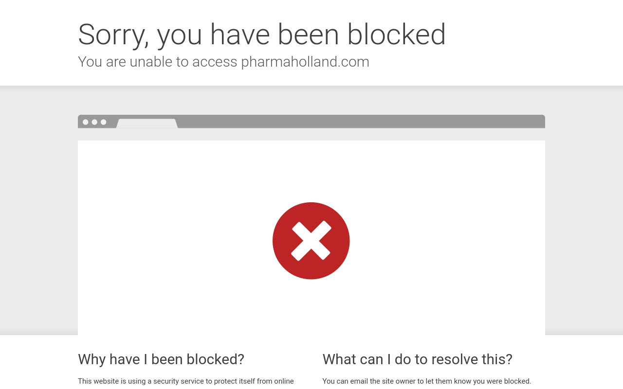 Screenshot of pharmaholland.com