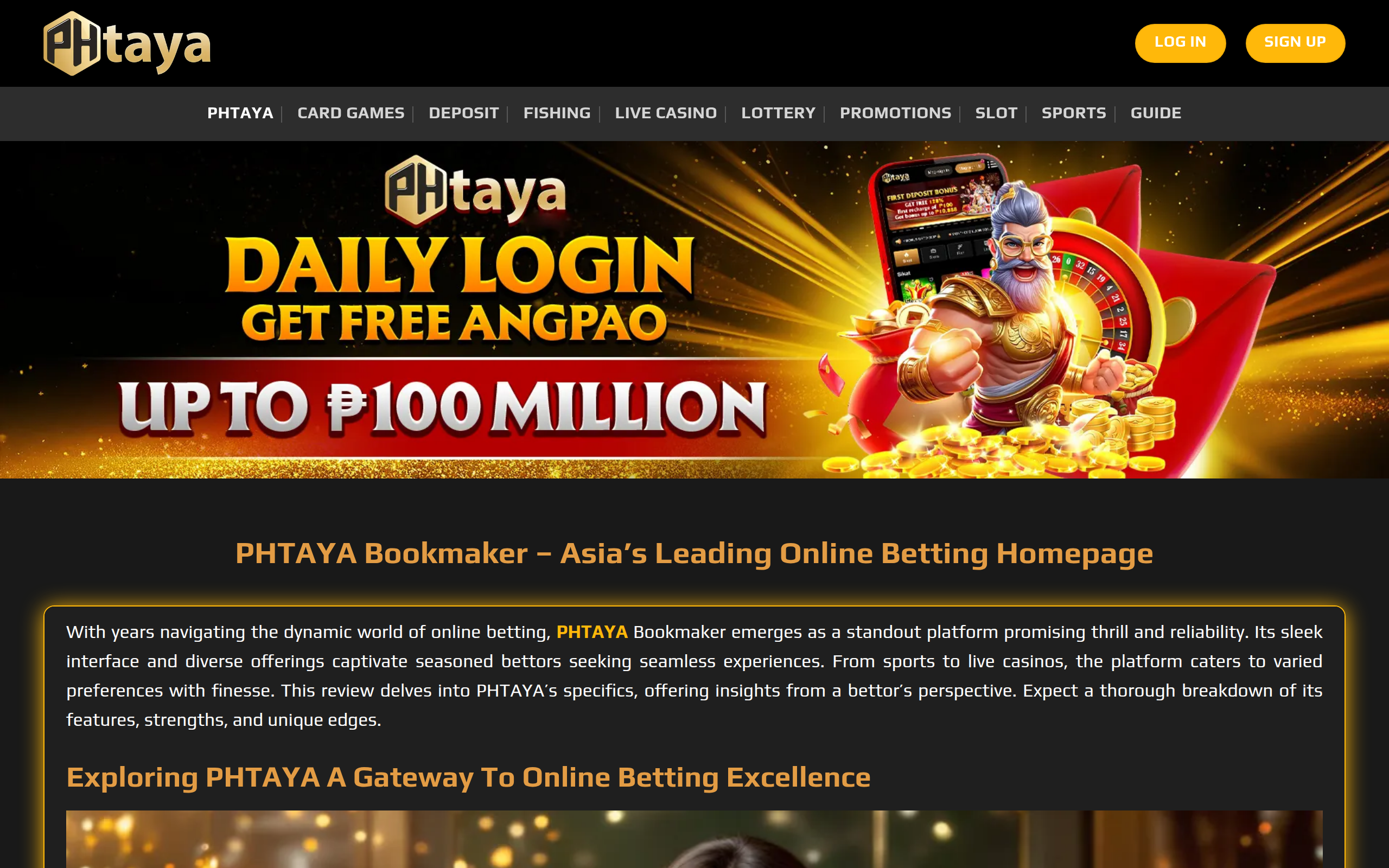 Screenshot of phtaya.art