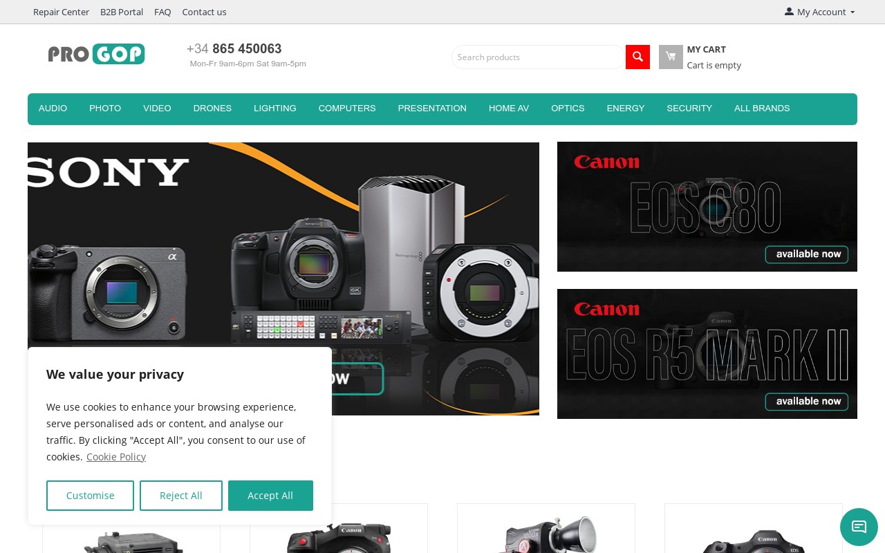 Screenshot of progop.com