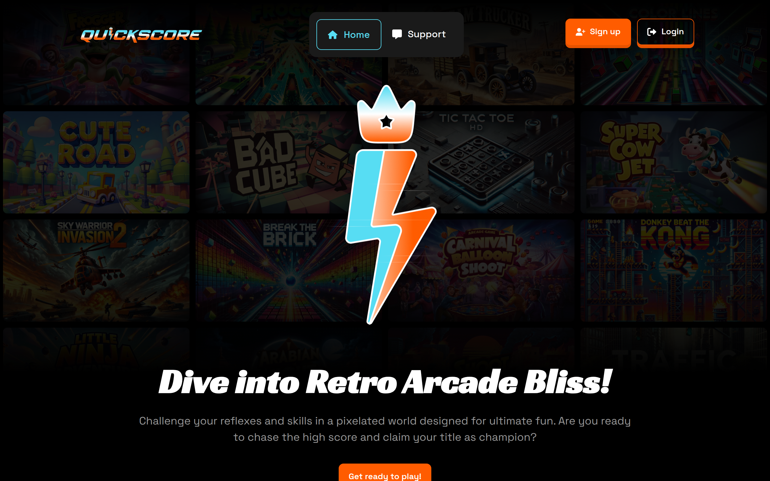 Screenshot of quickscore.club