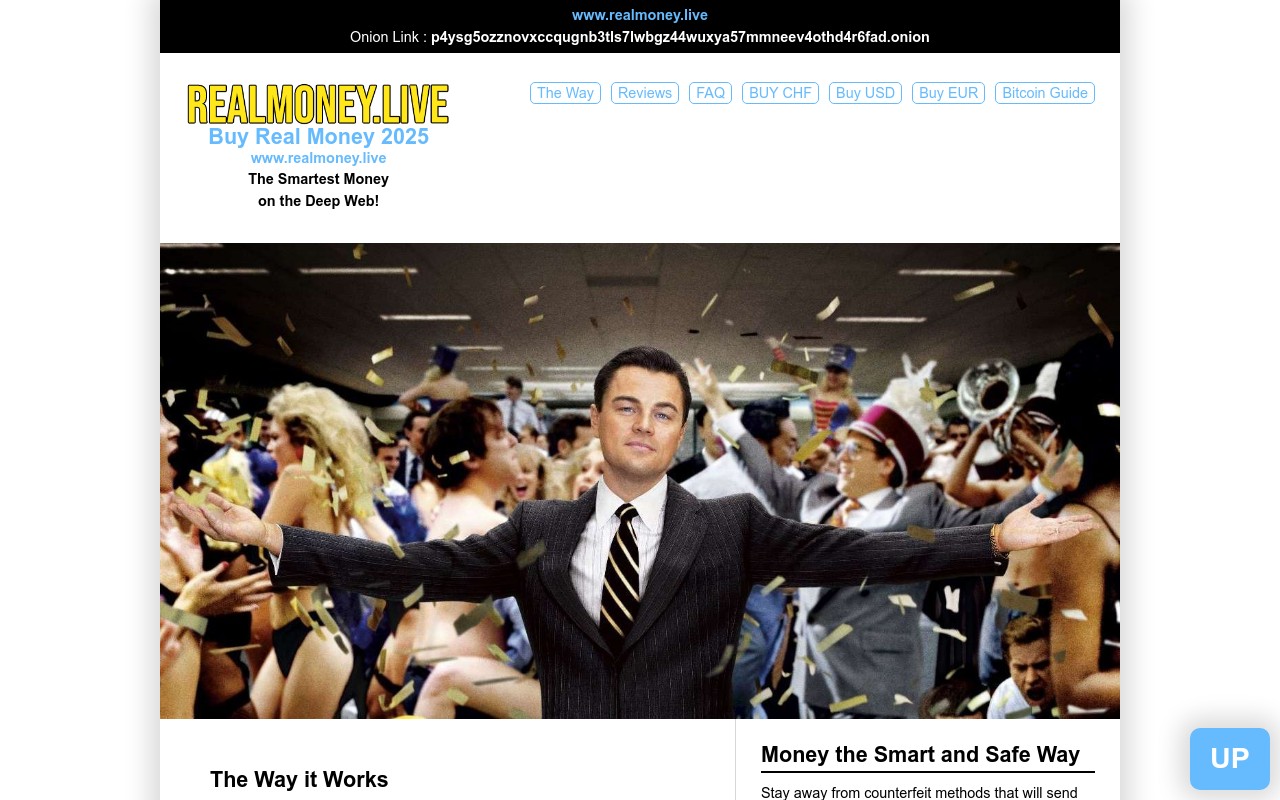 Screenshot of realmoney.live