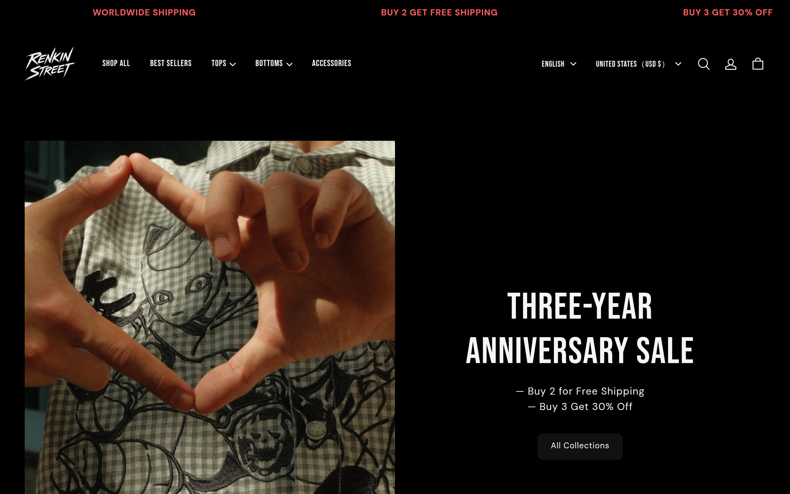 Screenshot of renkinstreet.com