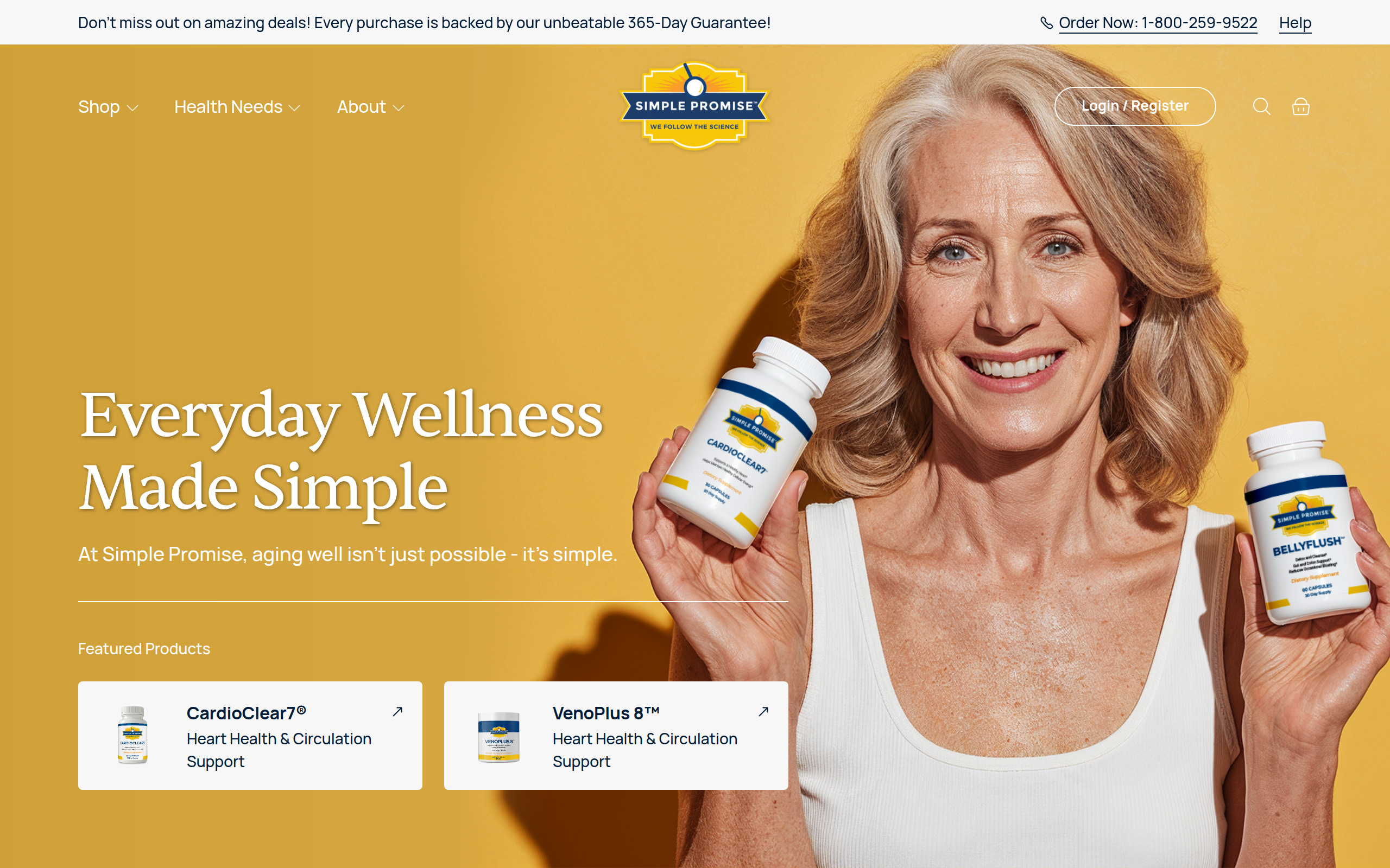 Screenshot of simplepromise.com