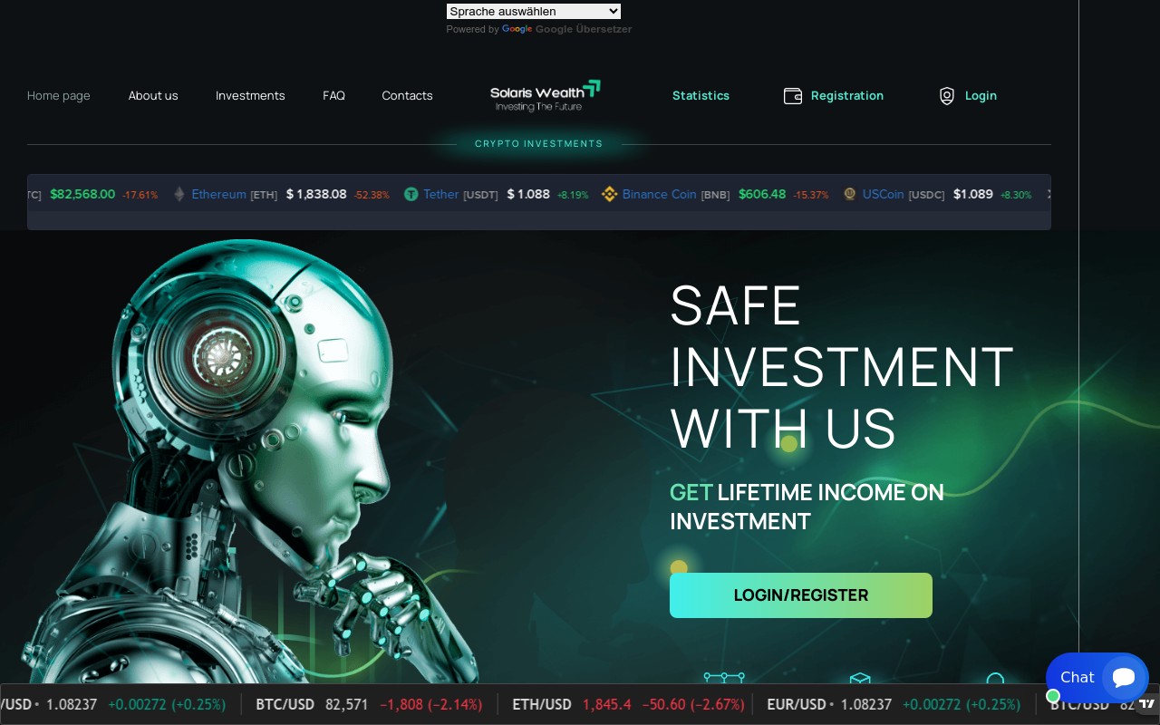Screenshot of solariswealthdb.com