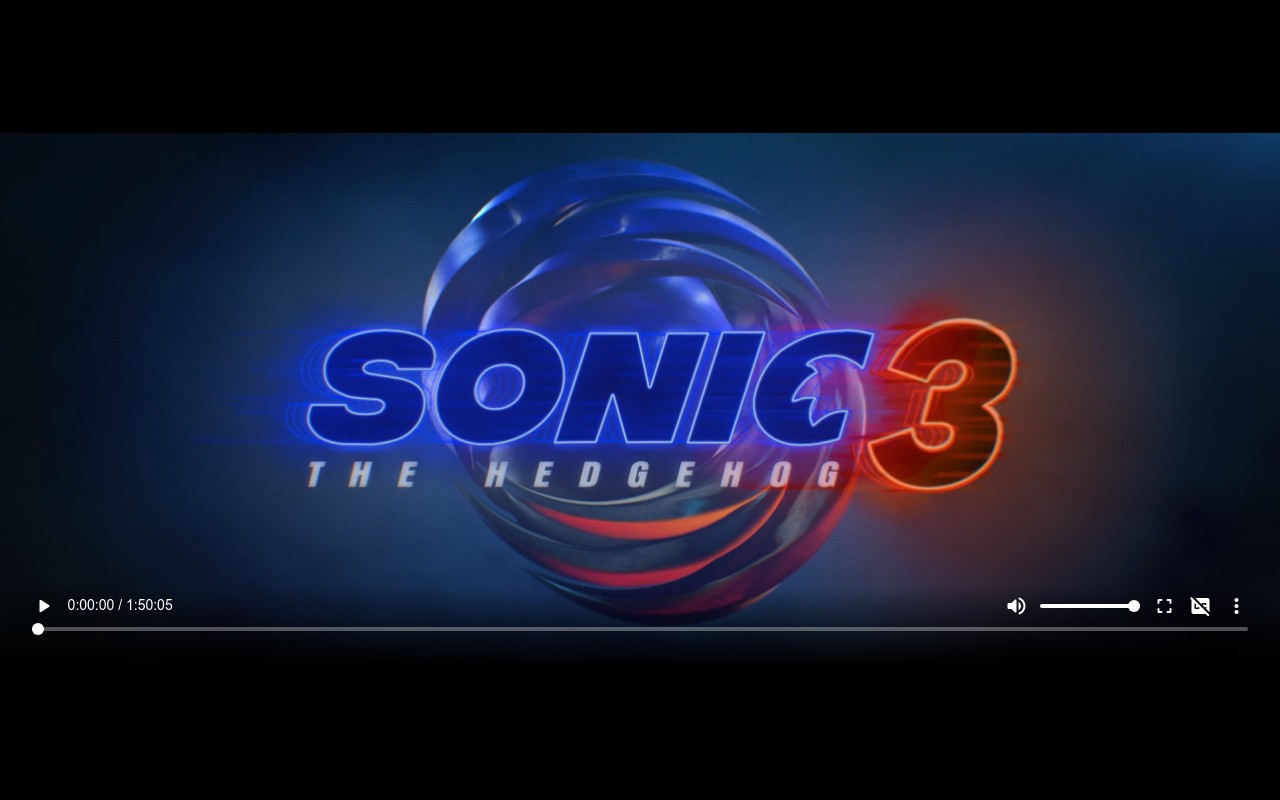 Screenshot of sonic.movie
